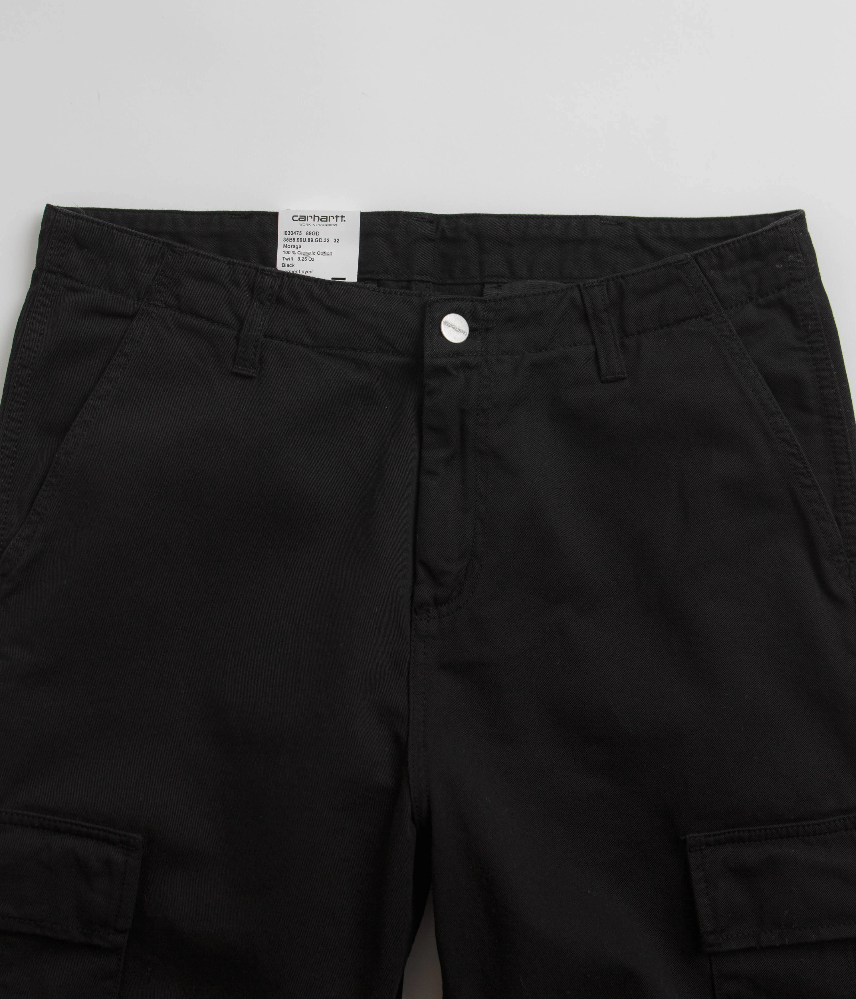 Carhartt Regular Cargo Pants - Dyed Black Relaxed Comfort Wear All Occasion