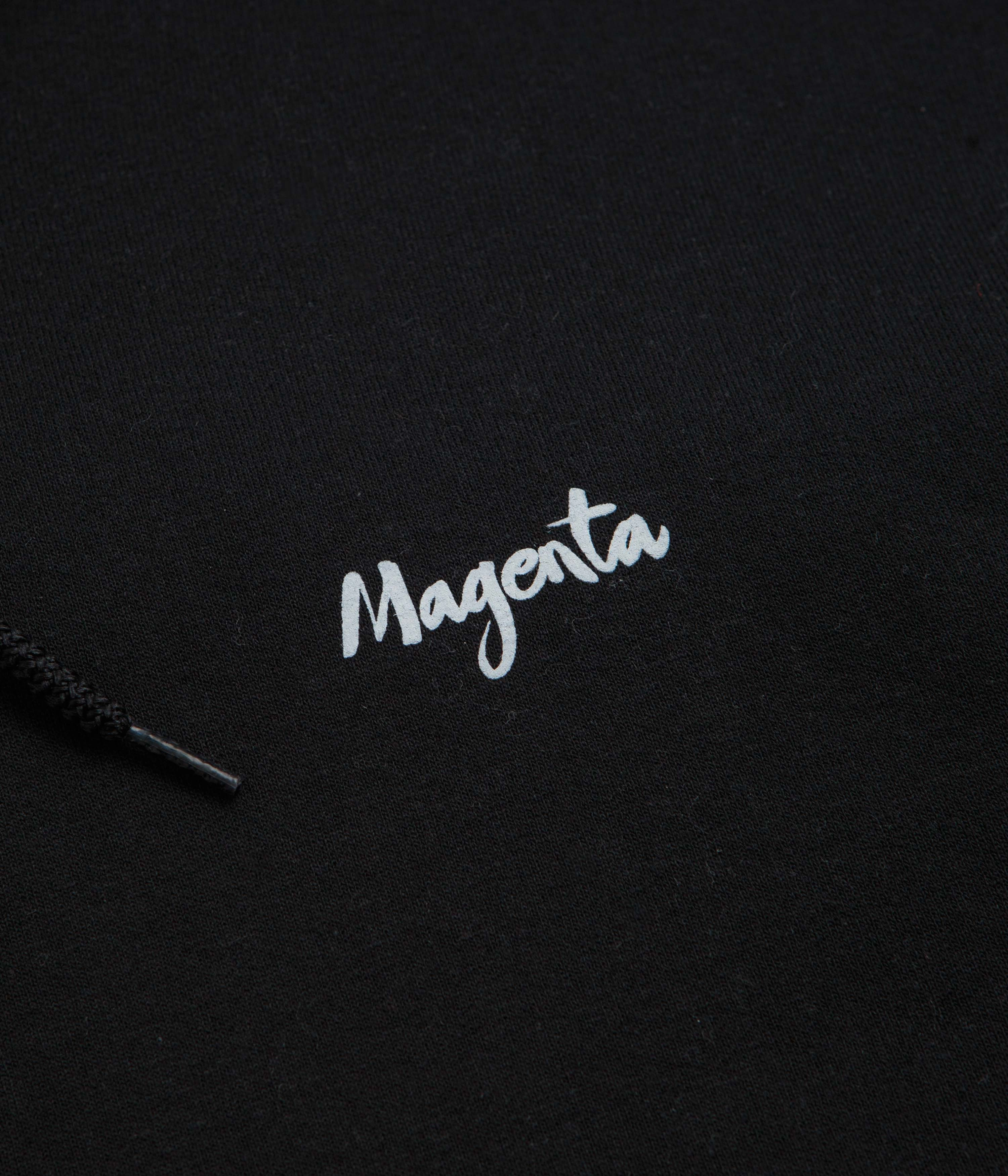 Diwali wear Magenta Femme Hoodie - Black