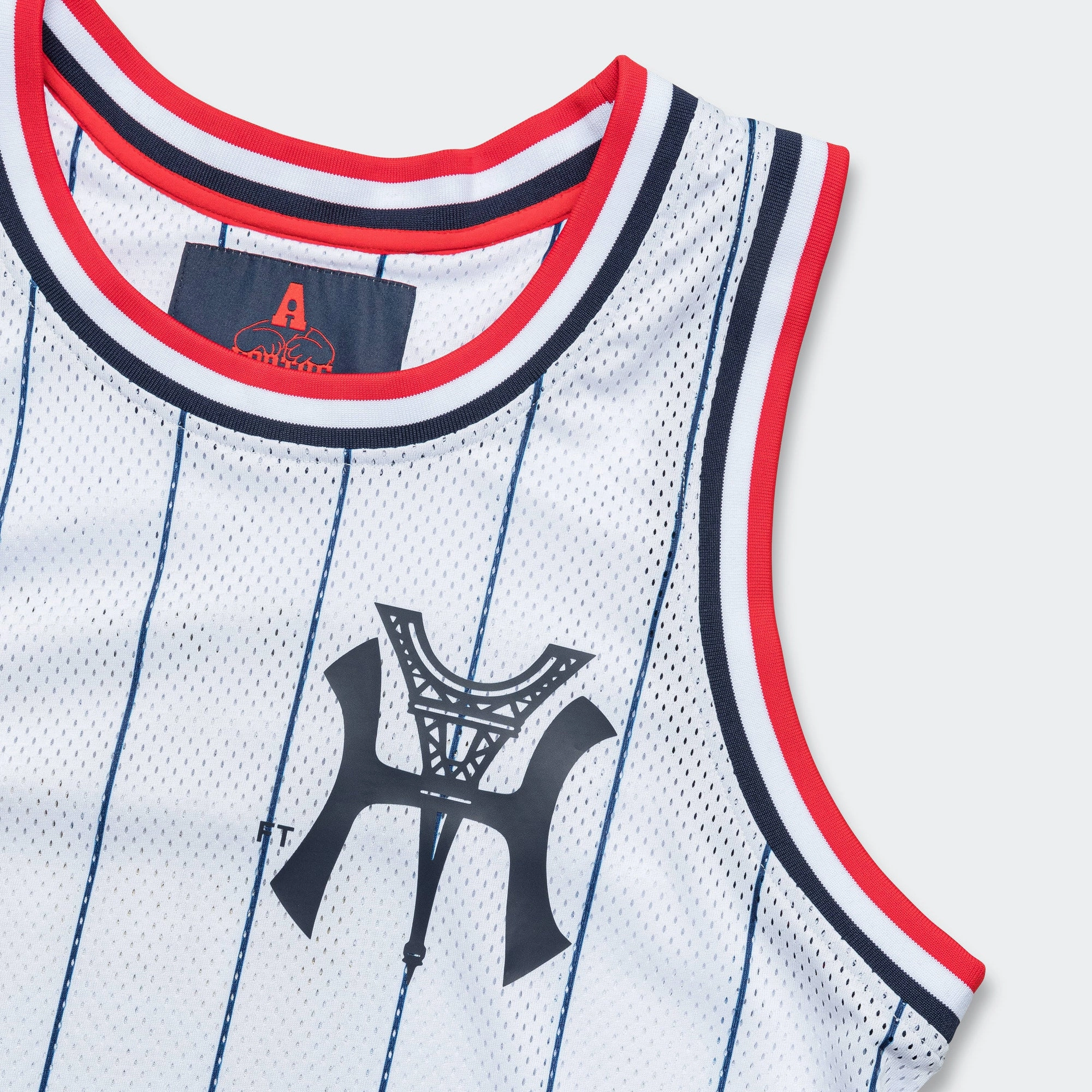 Homees Mesh Jersey - White Long Lasting Color Laser Cut Edges