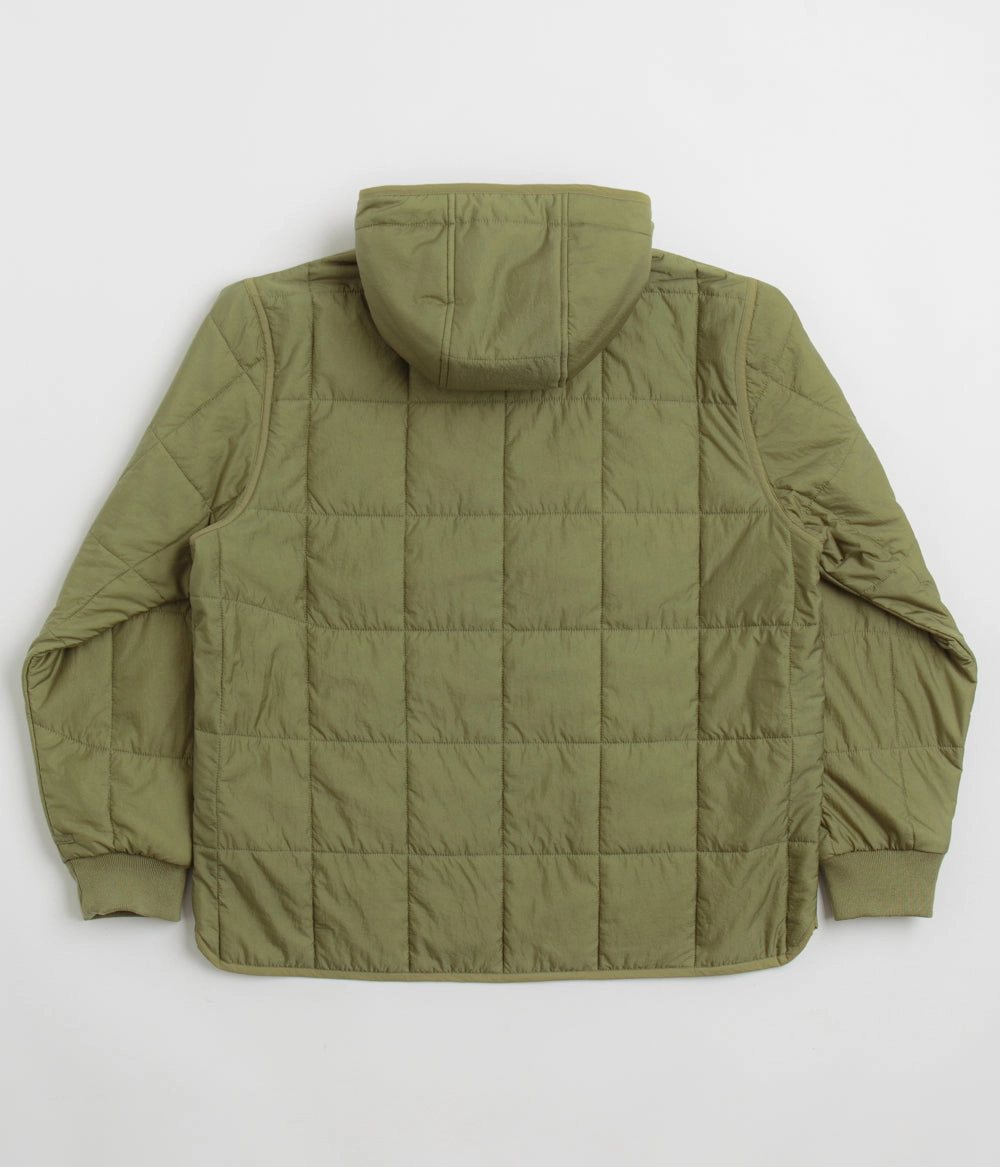 Norse Projects Military Hooded Liner Jacket - Moss Green Perforated Underarm Vents Light Fit