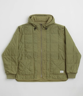 casual outing Task Norse Projects Military Hooded Liner Jacket - Moss Green