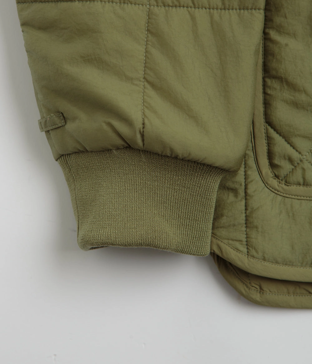 Urban Fit Norse Projects Military Hooded Liner Jacket - Moss Green