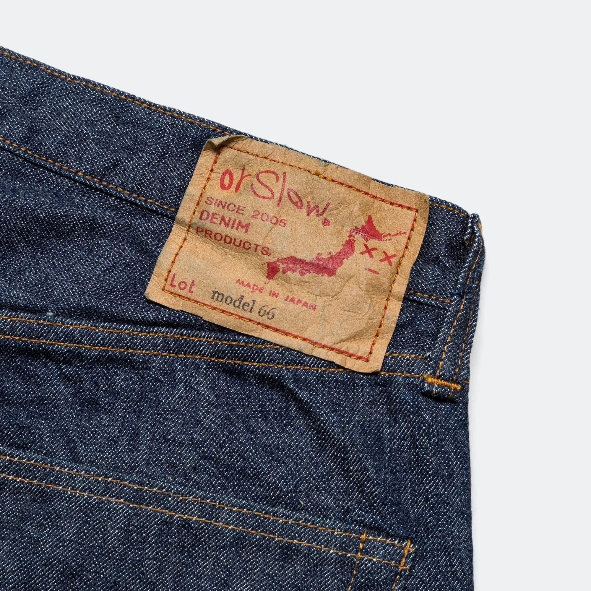 Model 66 1966's Standard Denim - One Wash Streetwear Fan Family Style