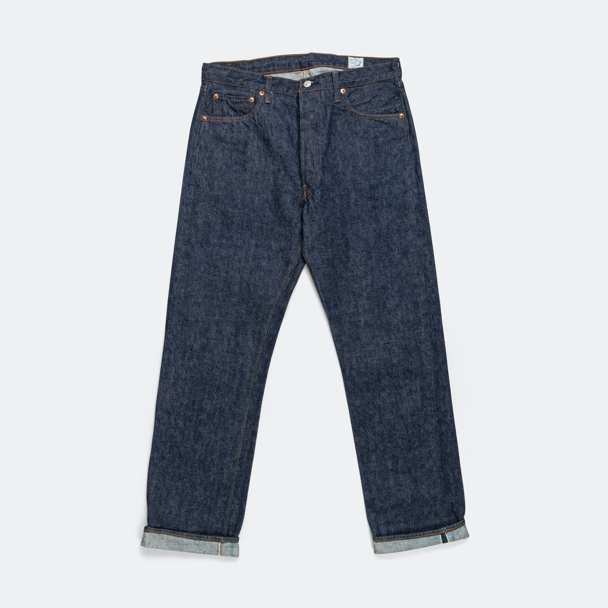 Elegant Travel Outfit Minimalist Style Formal Fashion Lover Model 66 1966's Standard Denim - One Wash