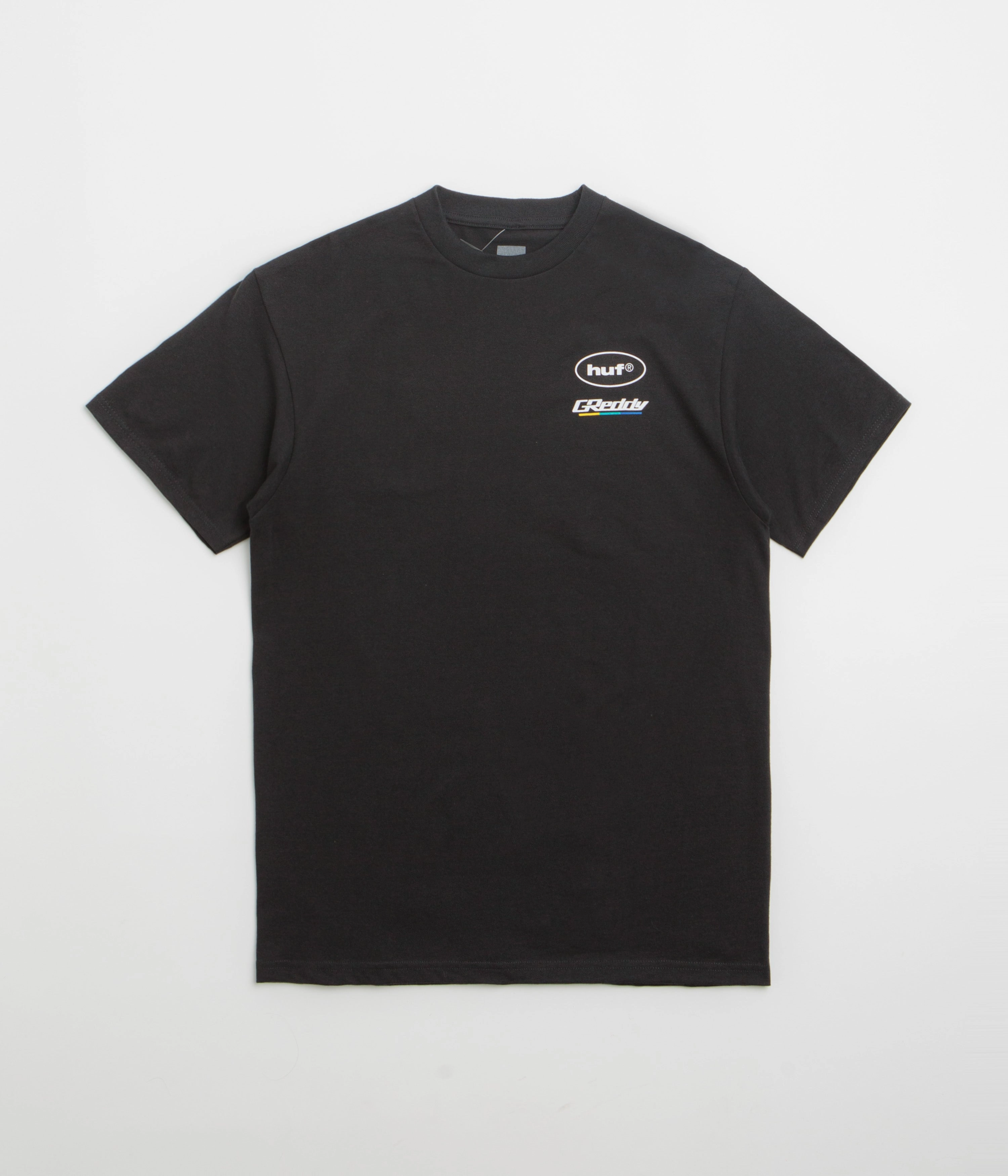 HUF Greddy Showcase T-Shirt - Black Pocket Reinforcement harmonious