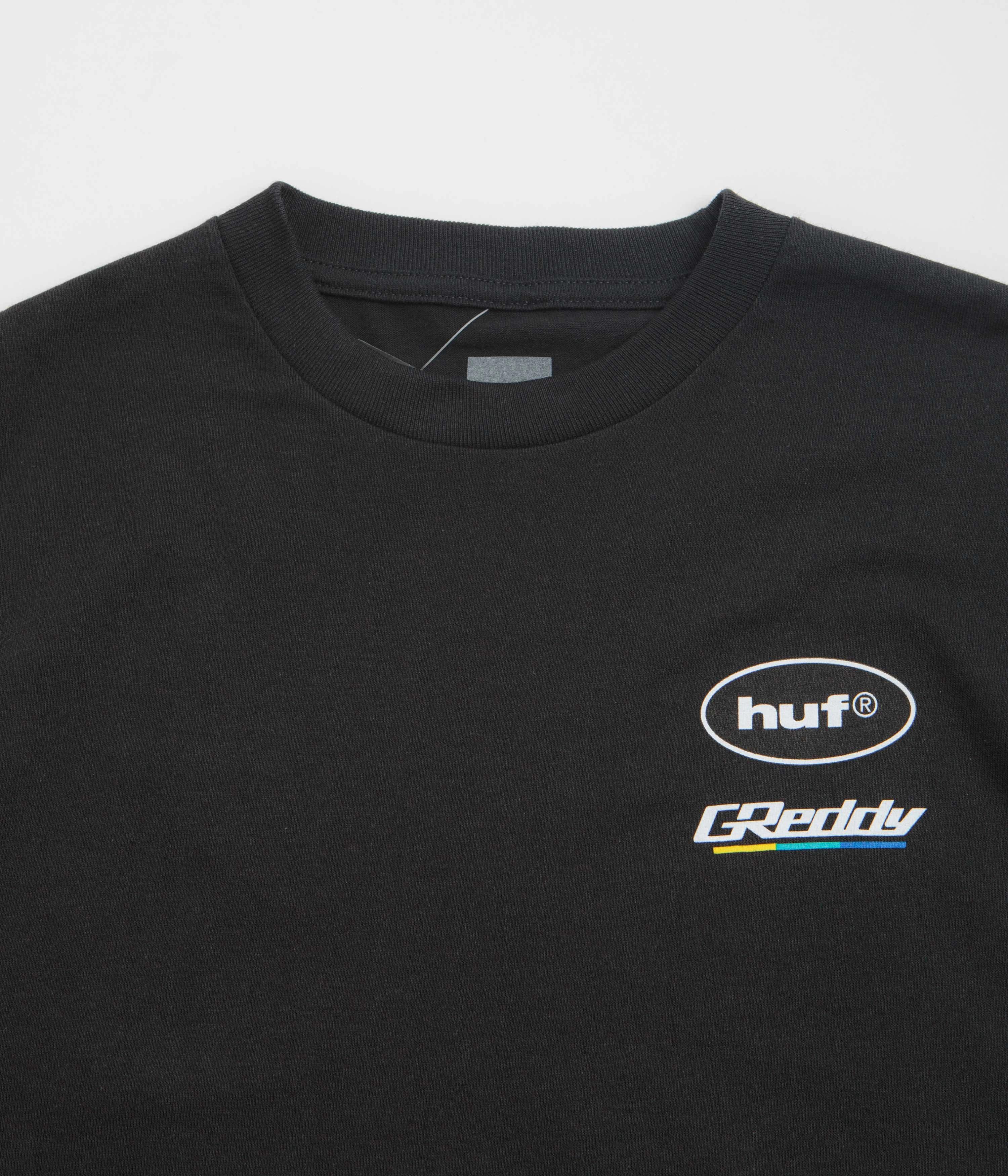 All-Day Comfort Wear Outdoor Fashion HUF Greddy Showcase T-Shirt - Black