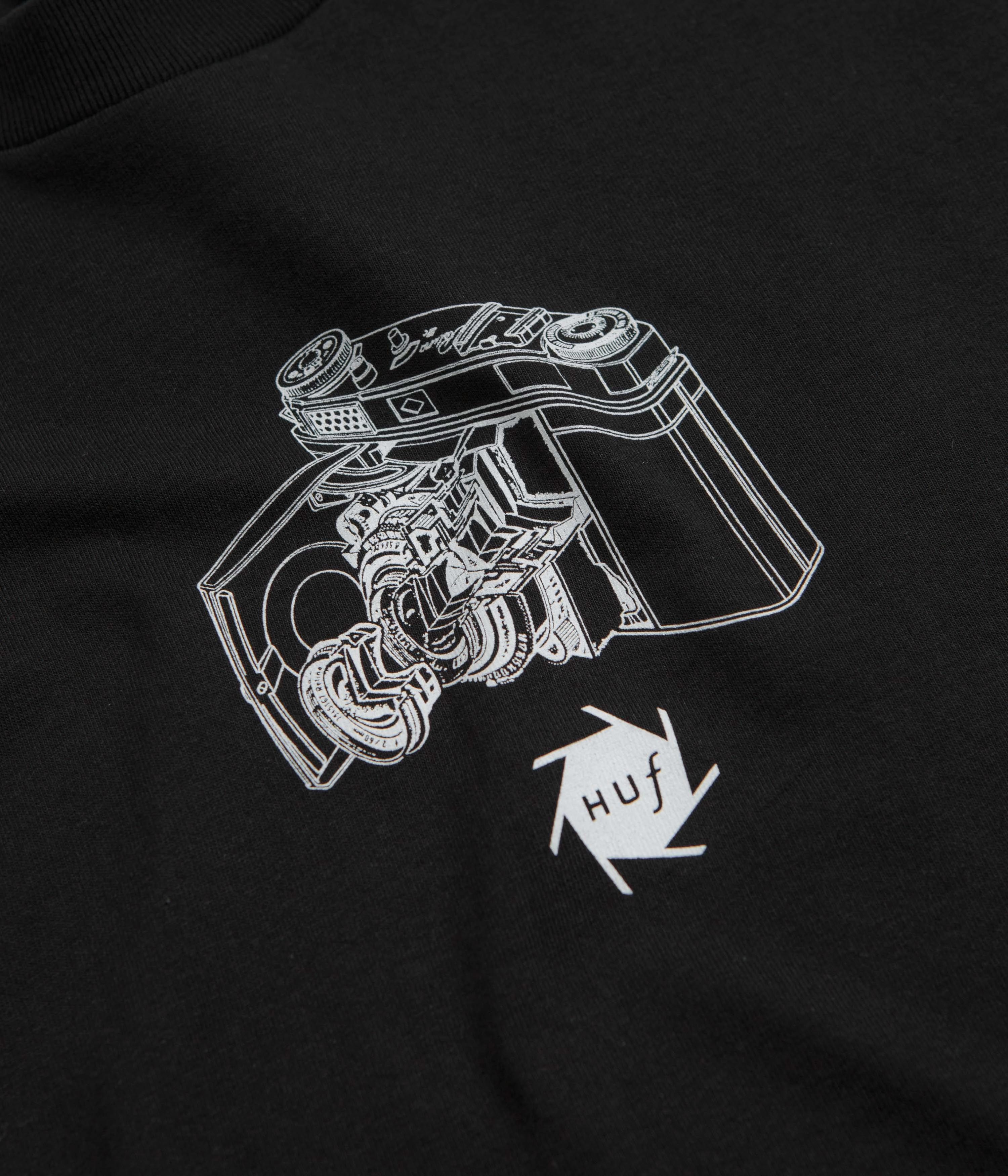 HUF x Kodak Inner Vision Long Sleeve T-Shirt - Black QuickDry Material