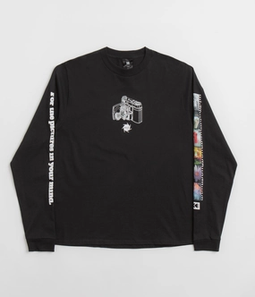 HUF x Kodak Inner Vision Long Sleeve T-Shirt - Black Circular Knit Construction Stylish Details
