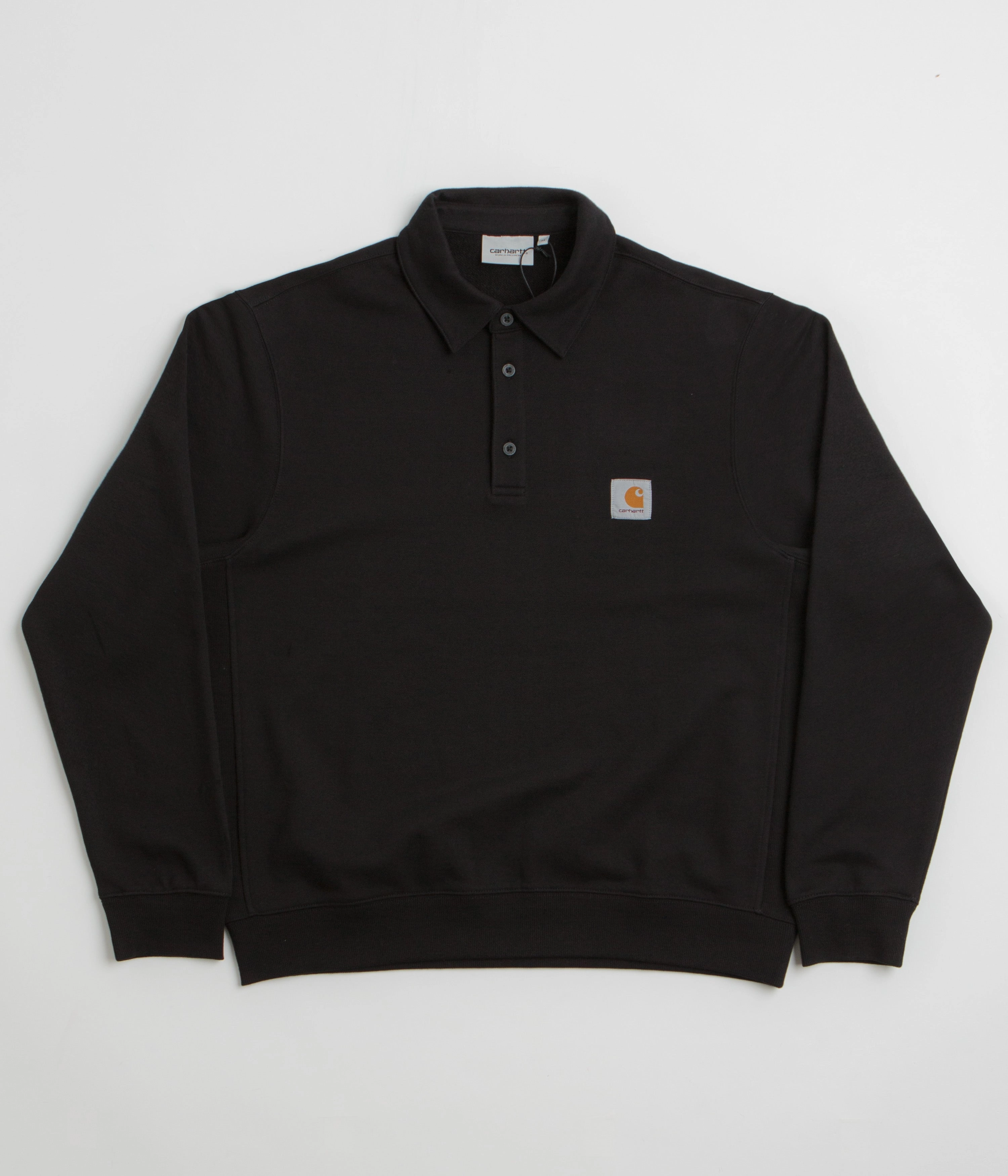 Trendy Style Carhartt Polo Sweatshirt - Black
