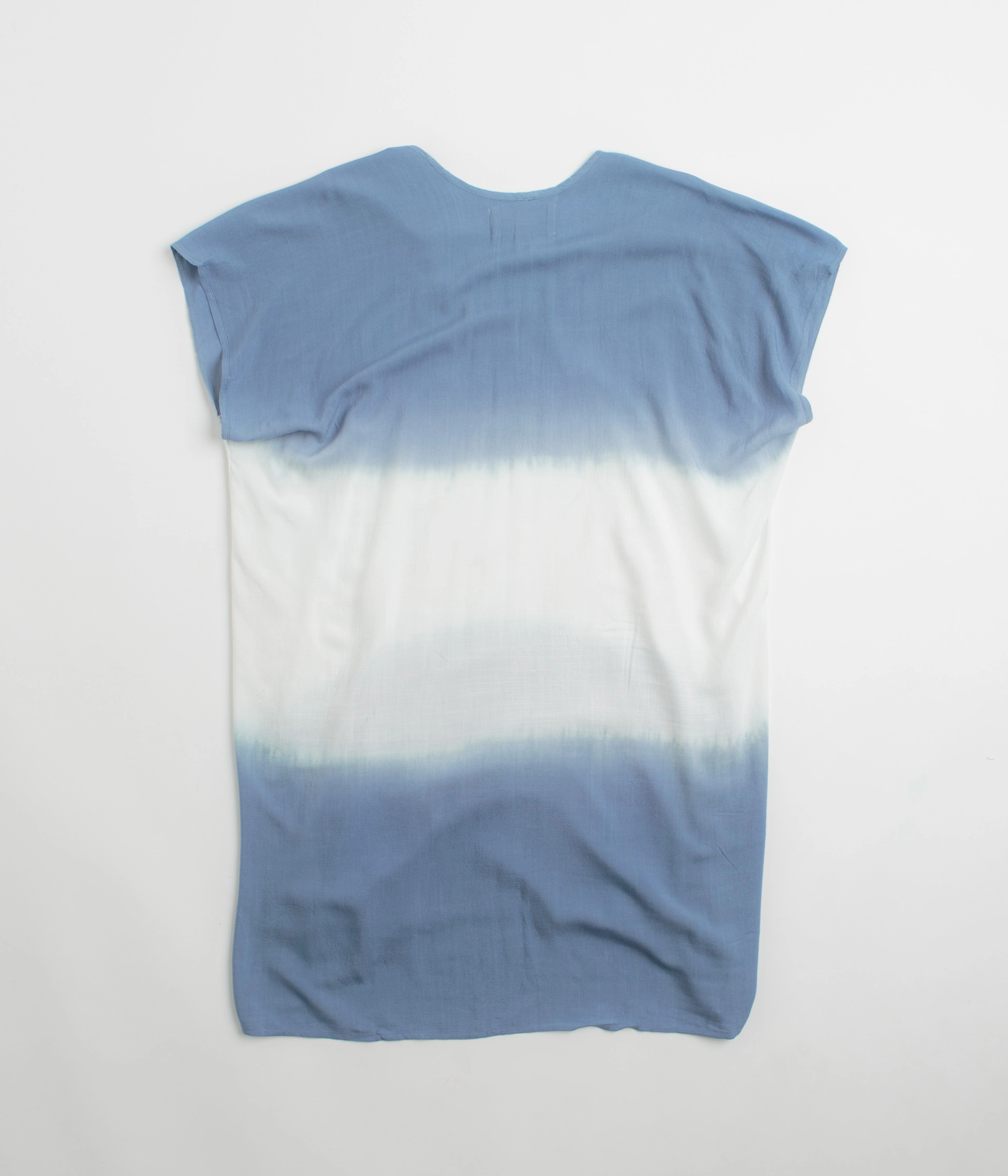 Mollusk Womens Sol Kaftan Shirt - Indigo Dip-Dye Smart Appearance Anti Pill Treatment