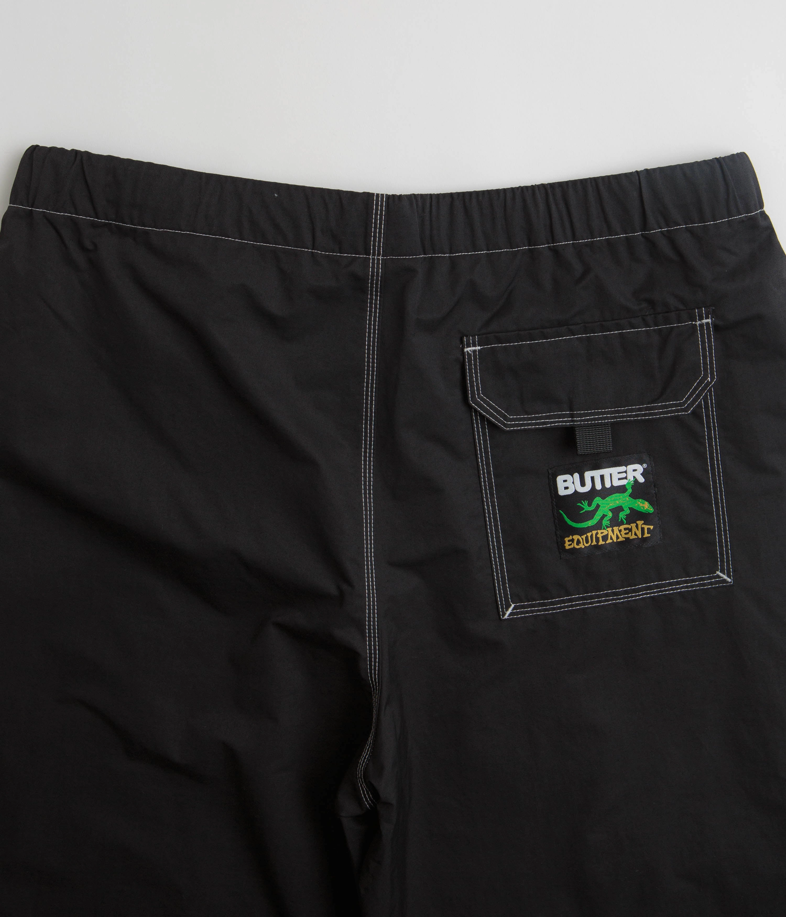 Butter Goods Climber Pants - Black Soft Material Moisture Wicking Fabric