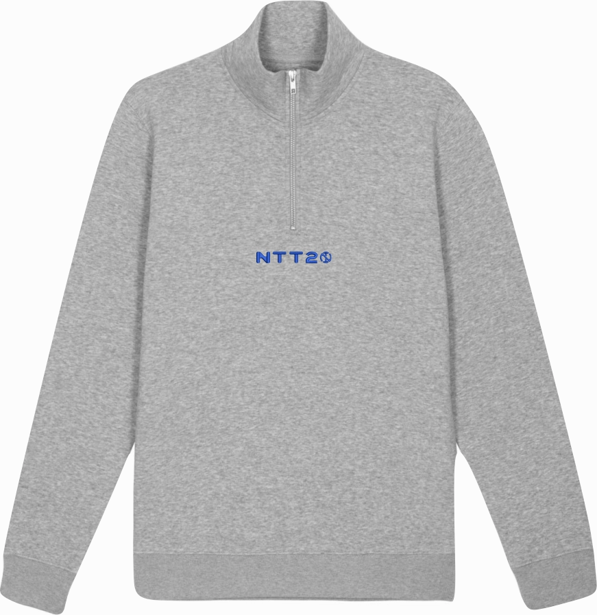 Relaxed Clothing NTT20 Quarter Zip Sweat - Grey
