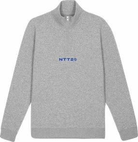 Lounge Wear NTT20 Quarter Zip Sweat - Grey