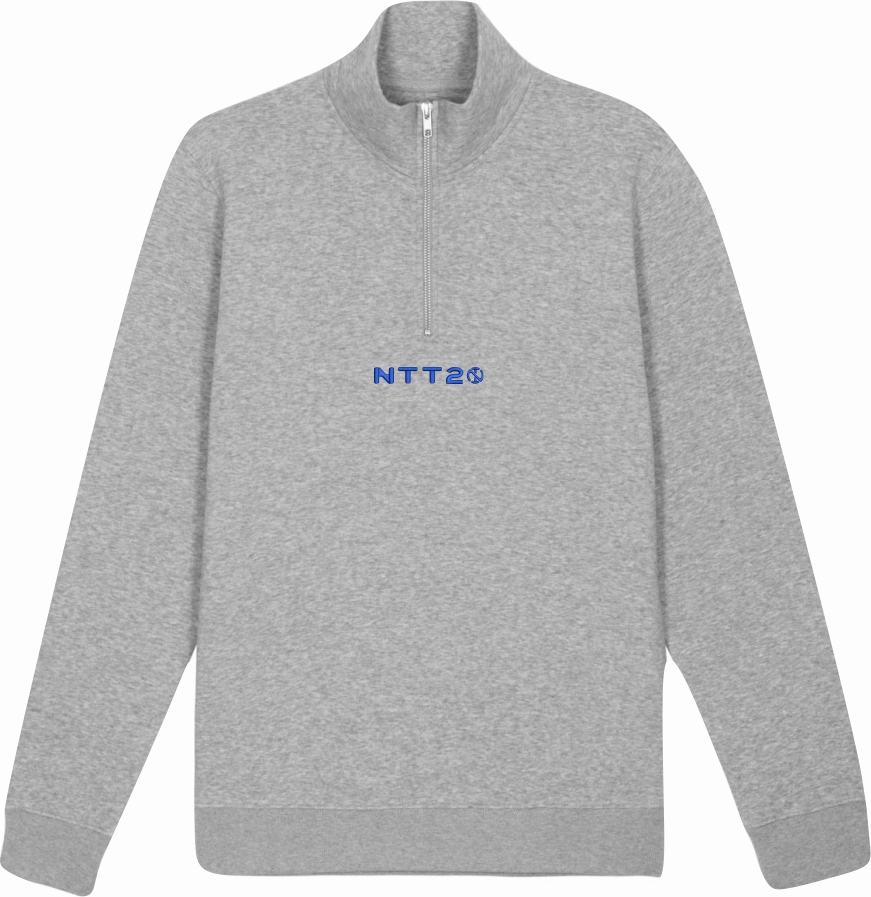 Lounge Wear NTT20 Quarter Zip Sweat - Grey