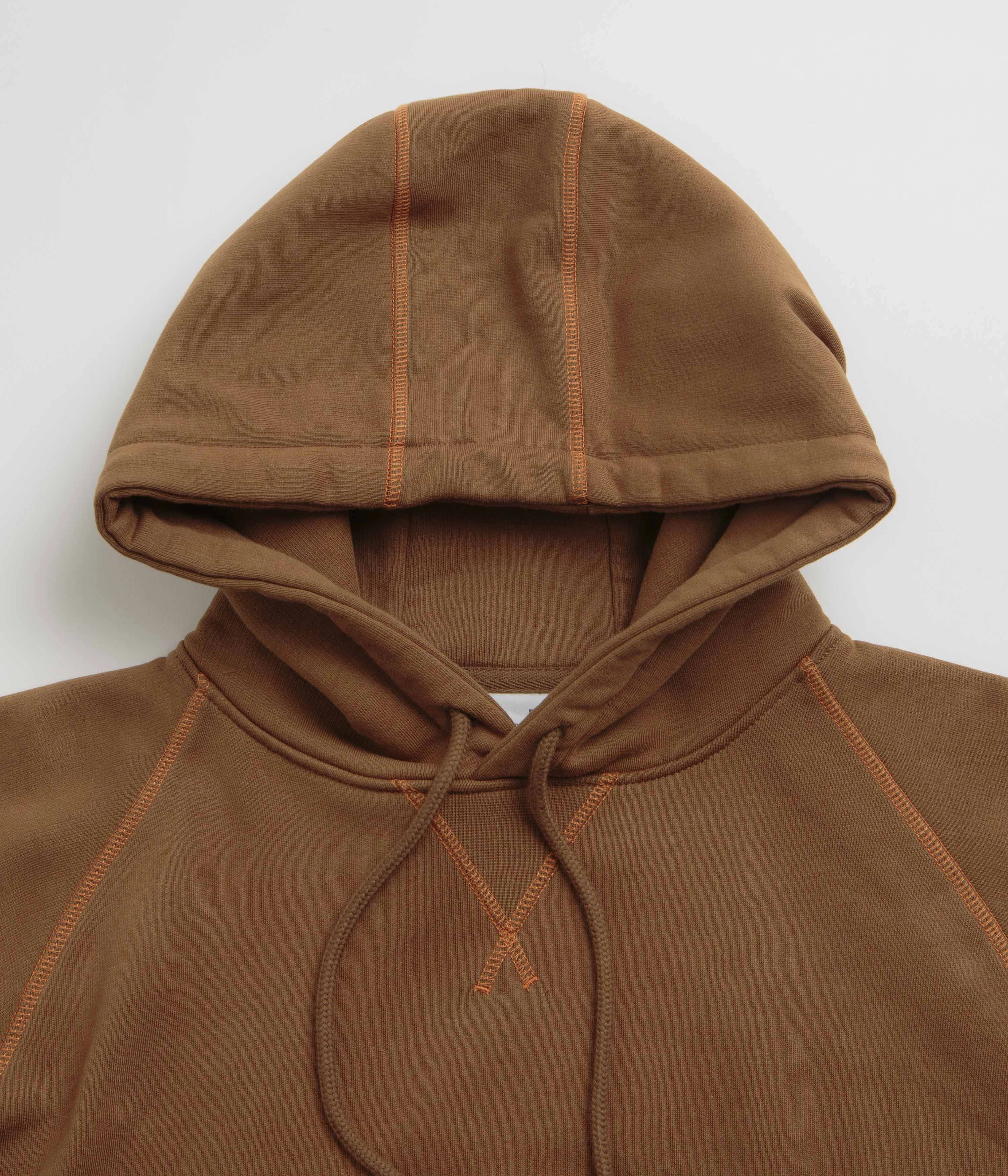 Pop Trading Company Logo Hoodie - Bison High-Quality Fabric