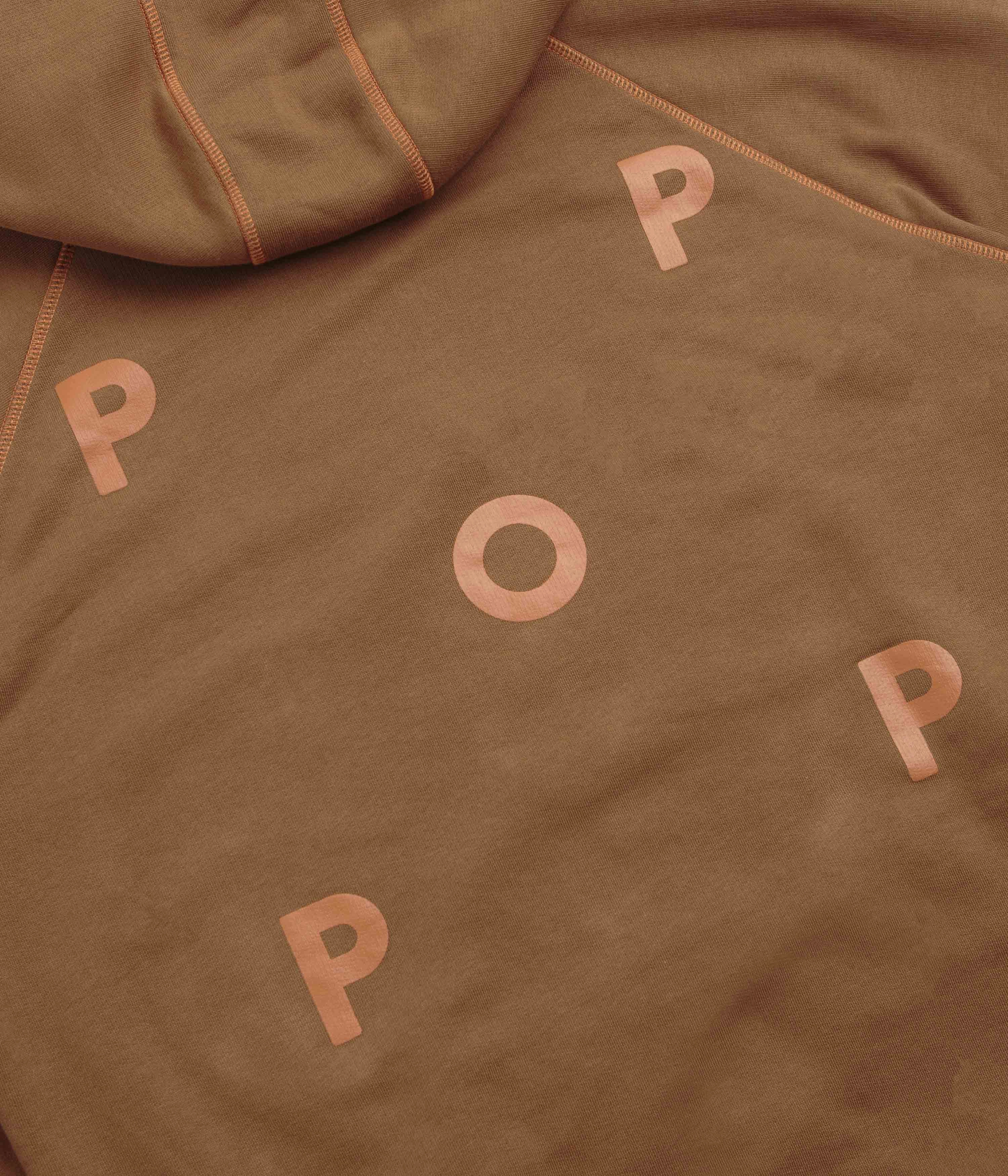 Pop Trading Company Logo Hoodie - Bison Polo wear