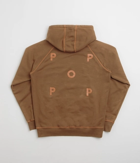 Warm Layer Masquerade wear Pop Trading Company Logo Hoodie - Bison