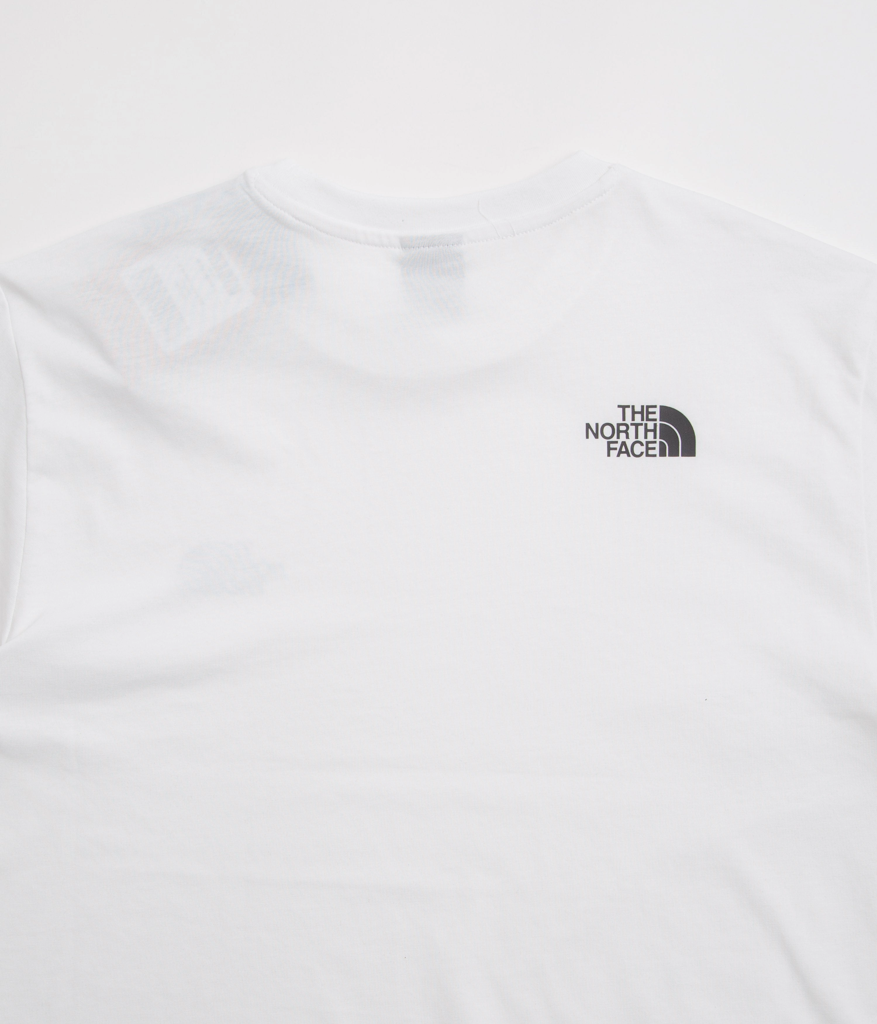 The North Face Simple Dome T-Shirt - TNF White PocketDetail Comfy Fit Layer
