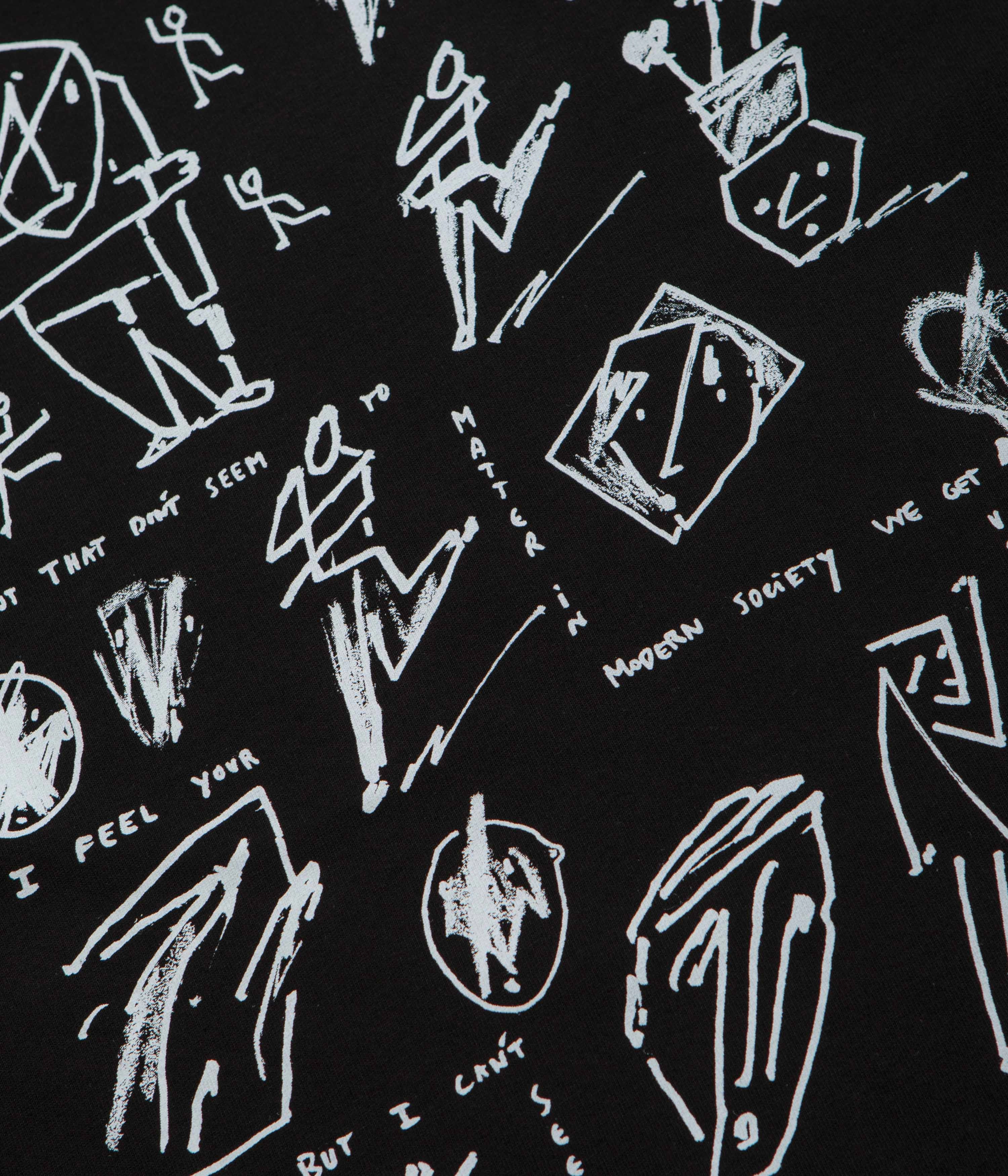 Polar Sad at Times Long Sleeve T-Shirt - Black Cool Comfort