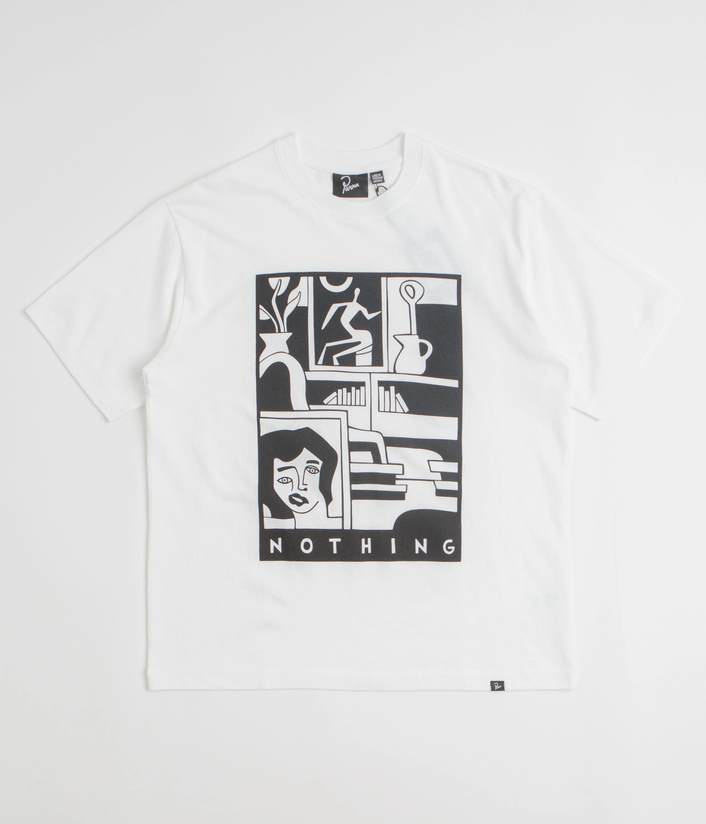 by Parra Our House T-Shirt - White Soft Touch Fit Relaxed Design