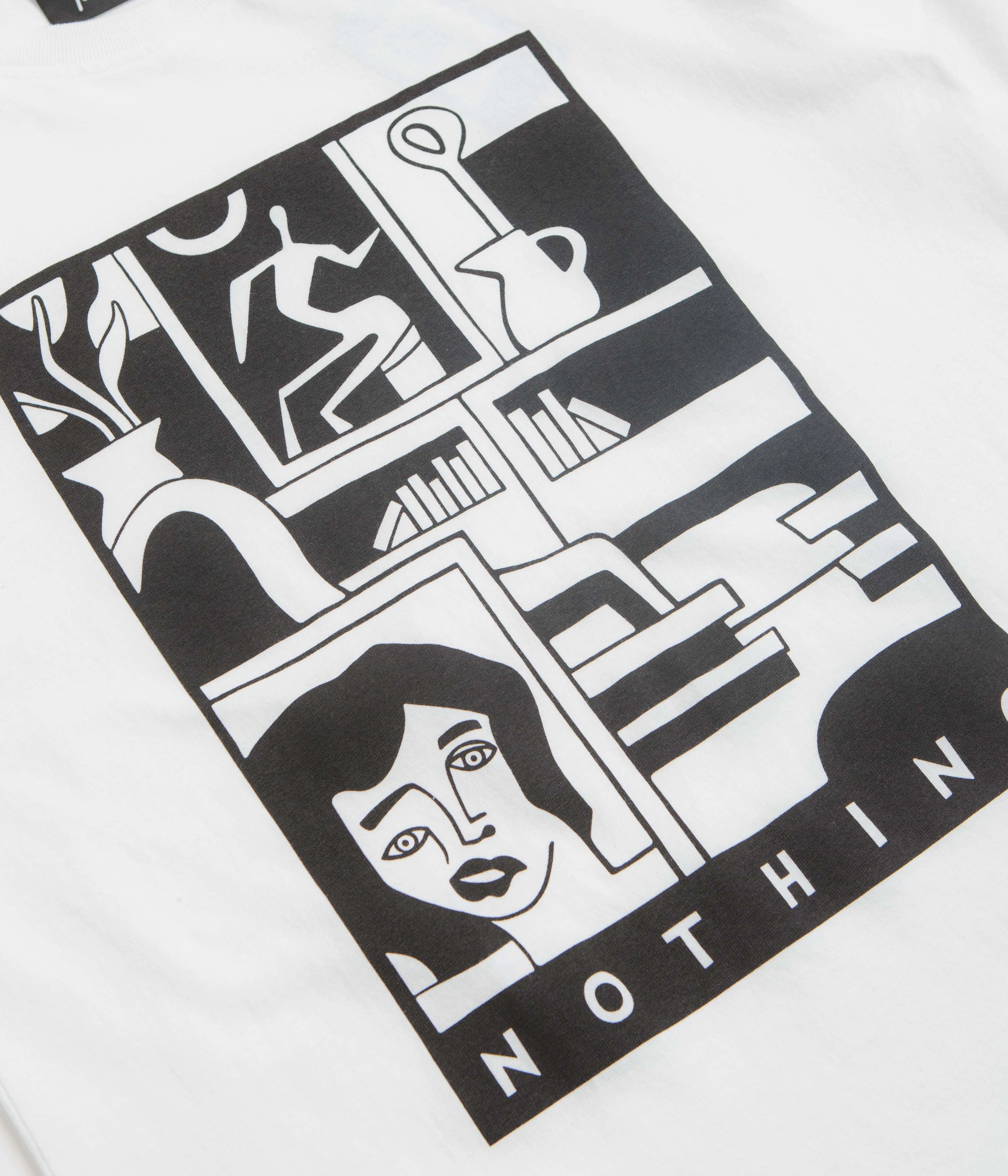 Casual Layering High Durability Weave by Parra Our House T-Shirt - White