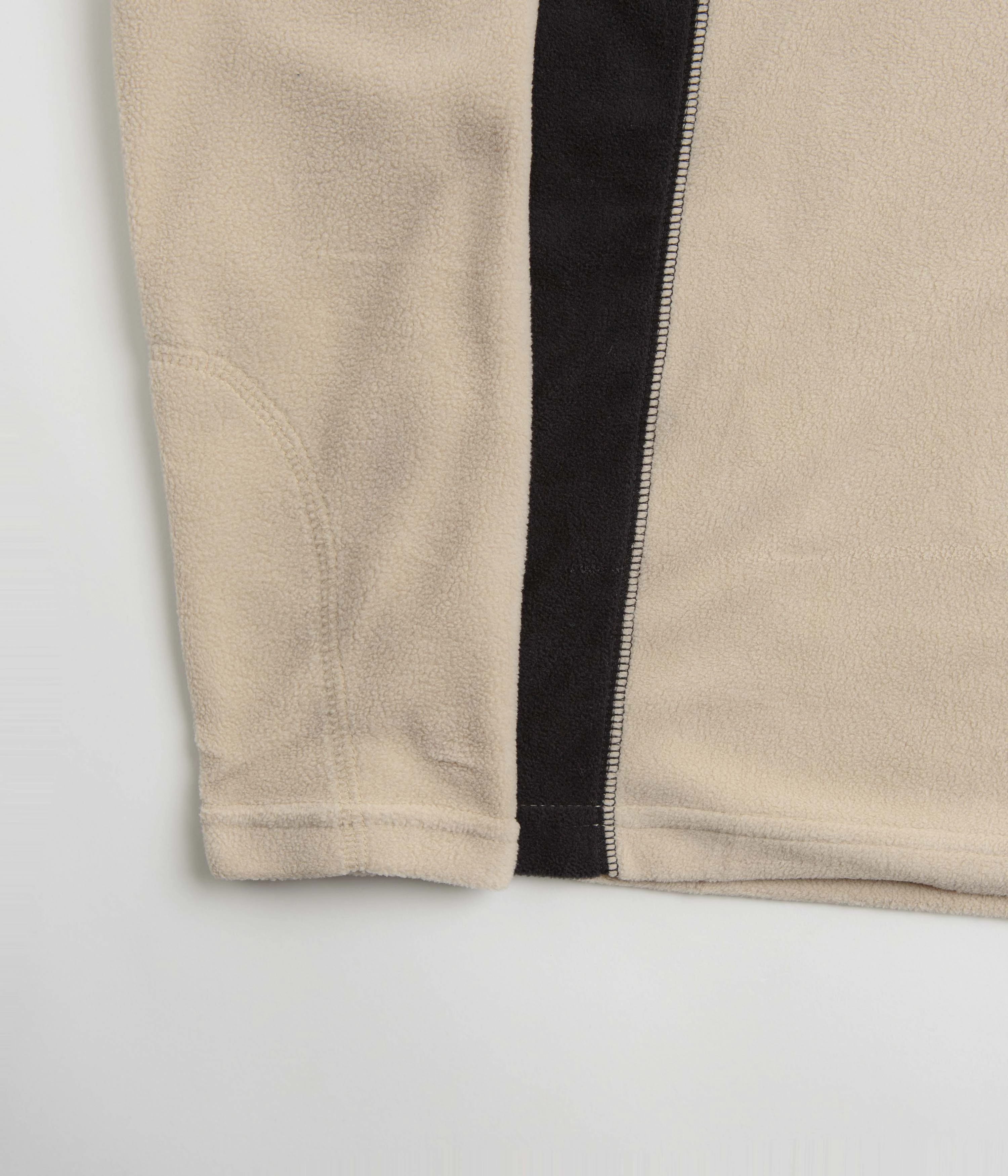 Trail Layers Wind Resistant Columbia Klamath Range II 1/2 Zip Fleece - Ancient Fossil / Black