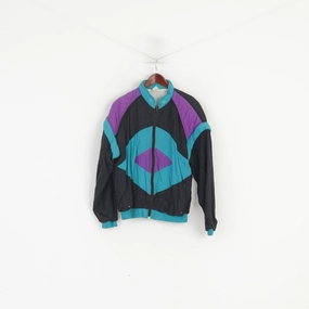 Ability Vintage Men S Jacket Black Vintage Tribal Nylon Removable Sleeve Festival Trrack Top