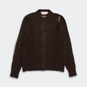 Mohair Cardigan - Brown Quick Layer Breathable mesh lining