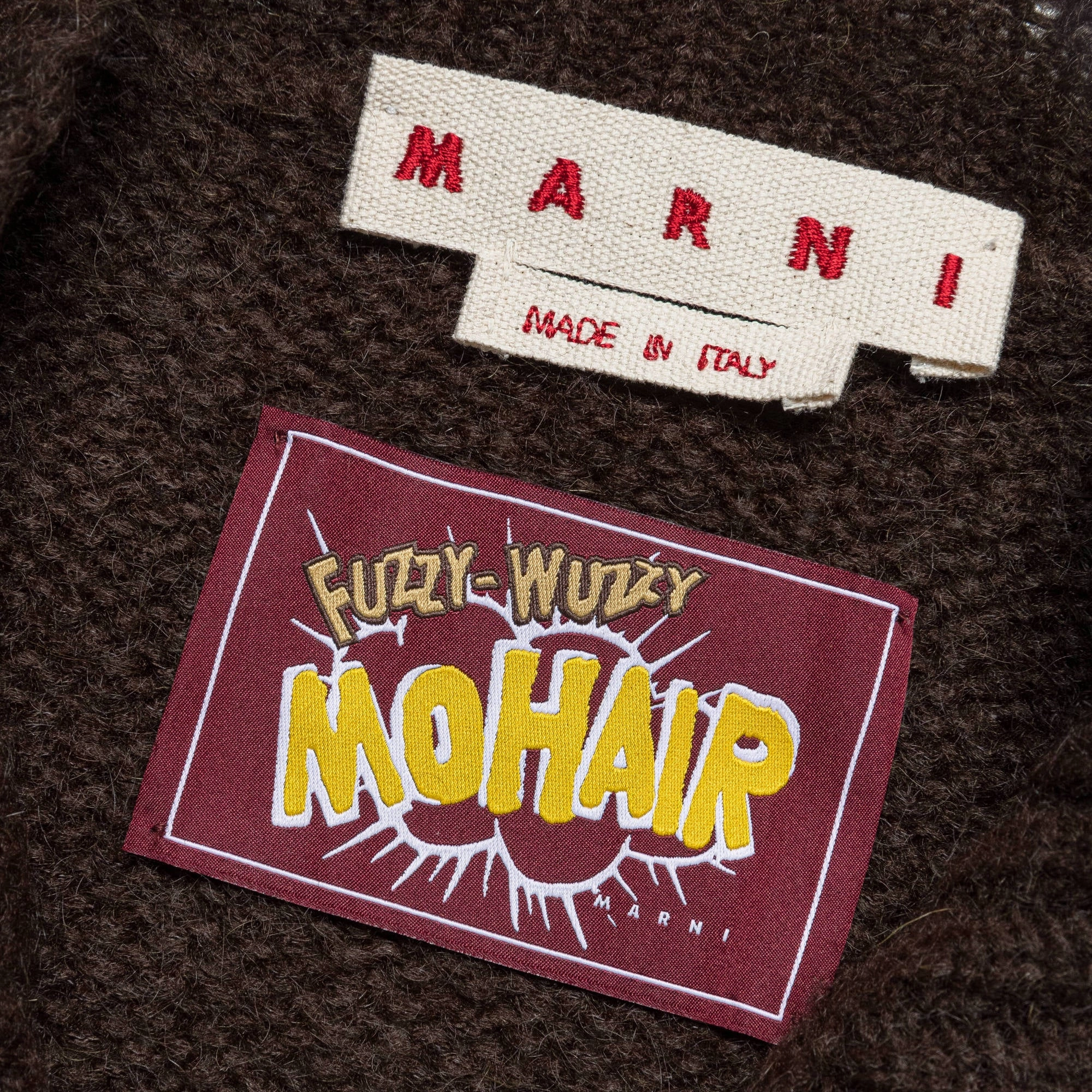 QuickDry Fabric Evening Stroll Mohair Cardigan - Brown