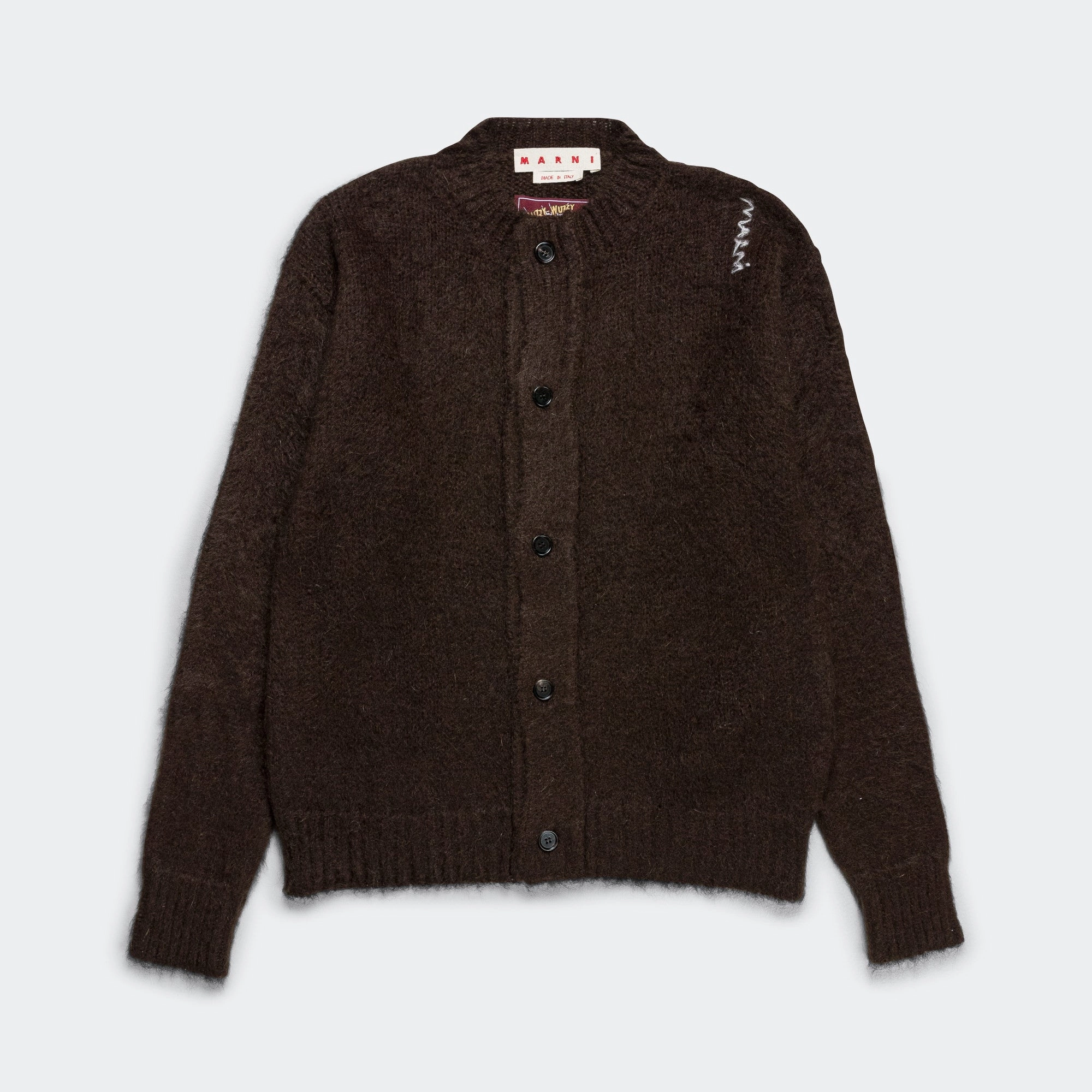 Mohair Cardigan - Brown Quick Layer Breathable mesh lining