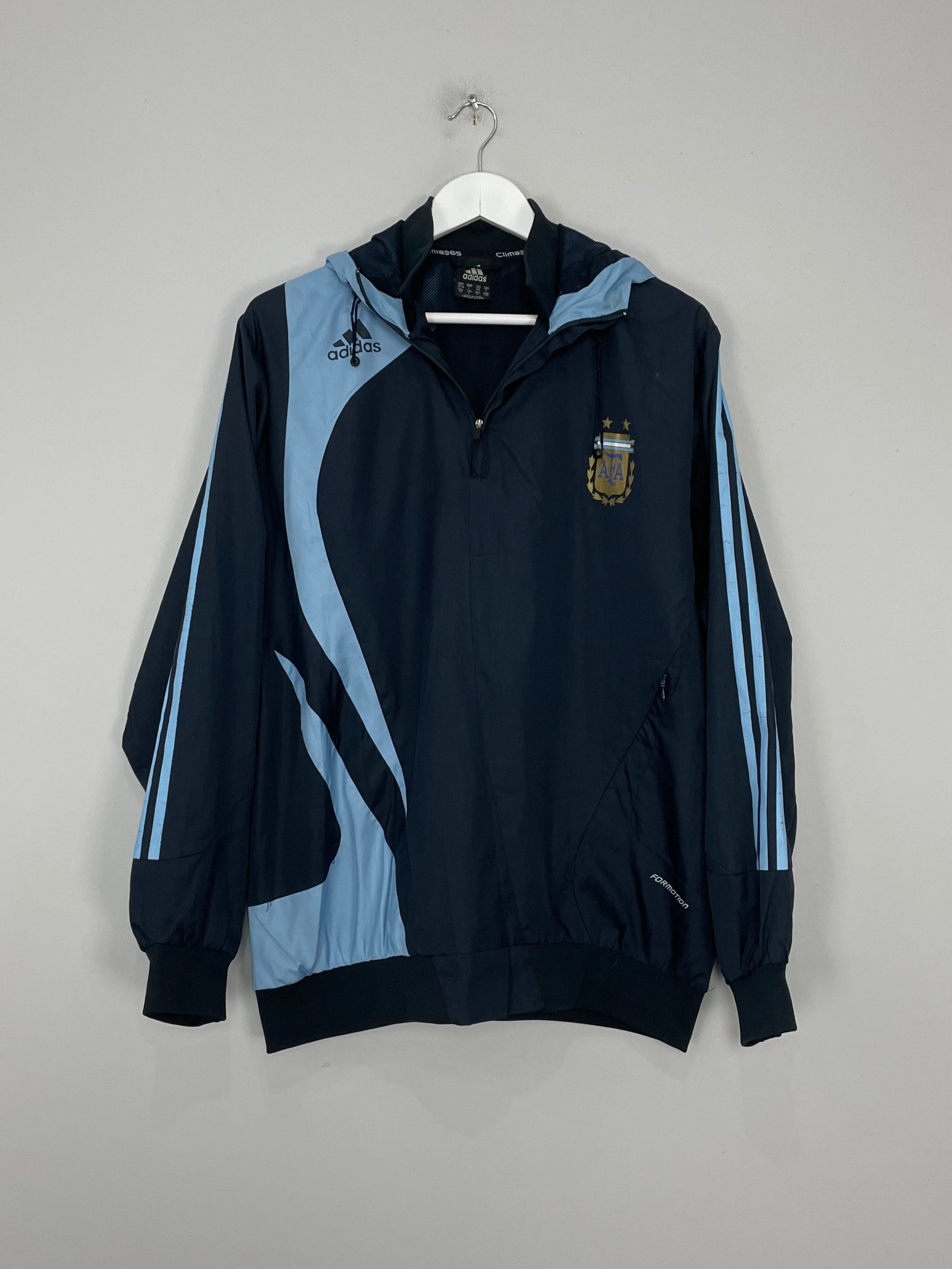2006/08 ARGENTINA 1/4 ZIP JACKET (M) ADIDAS Straight fit
