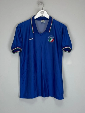 1986/90 ITALY HOME SHIRT (M) DIADORA Speed Fit