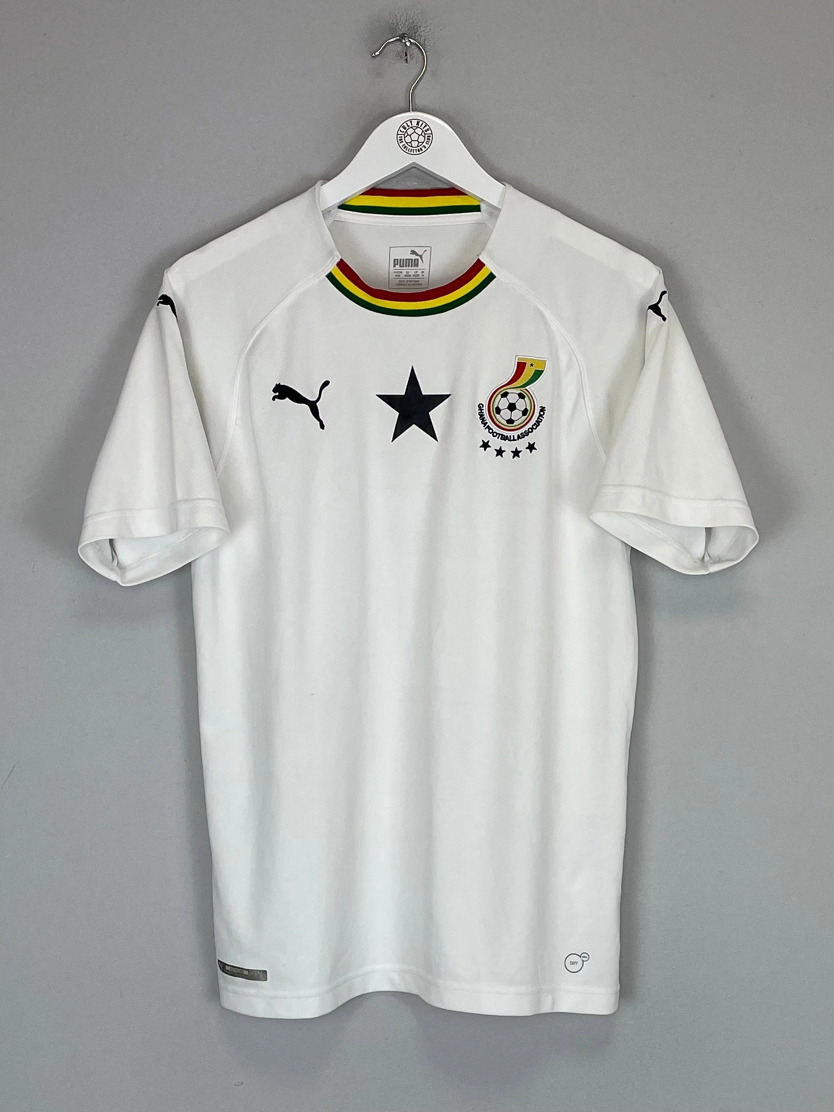 2022 GHANA HOME SHIRT (M) PUMA Reinforced Hem Durability Effortless Comfort