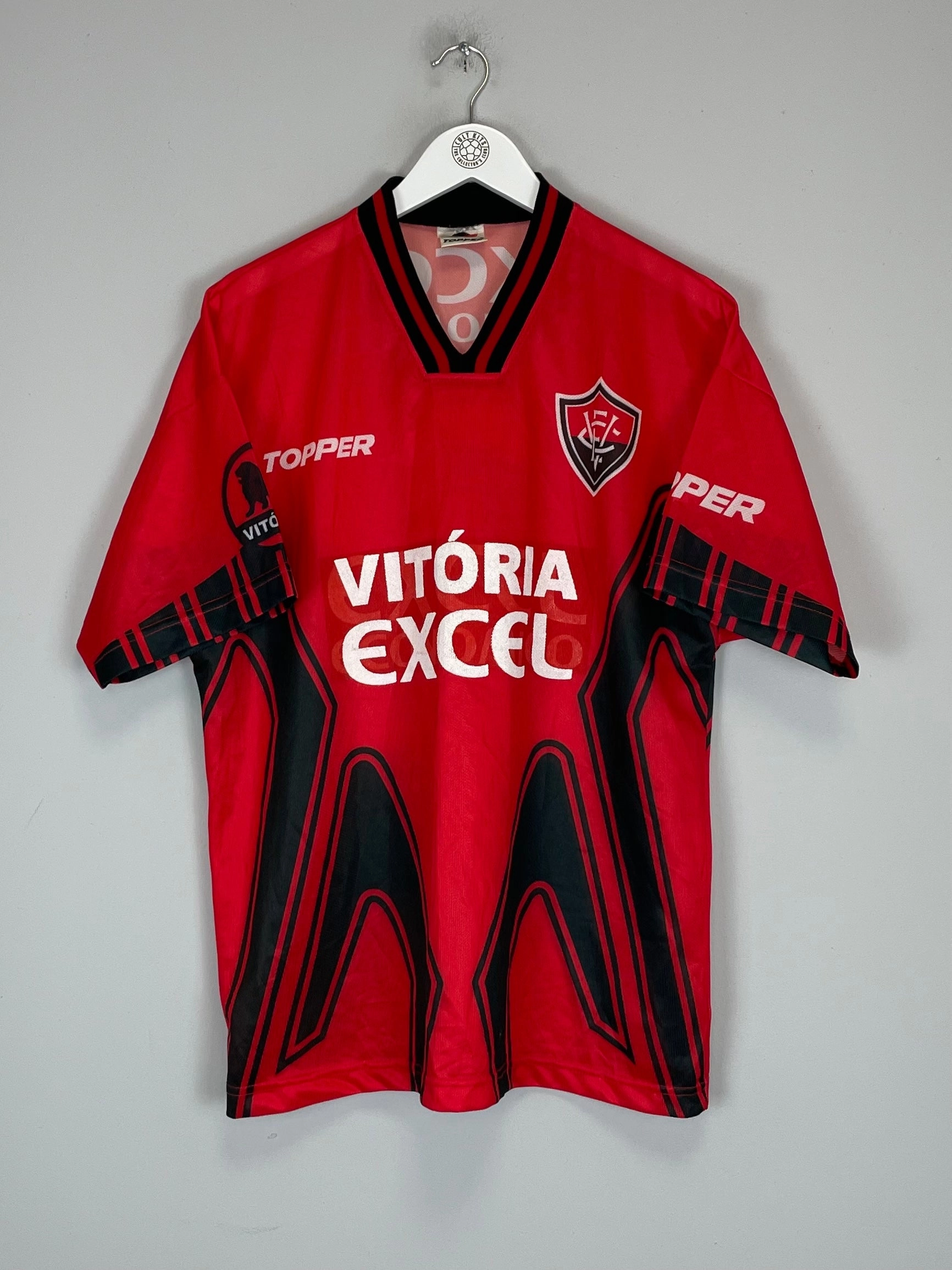 1997 ESPORTE VITORIA #3 *MATCH ISSUE* HOME SHIRT (L) TOPPER Durable Polyester Blend