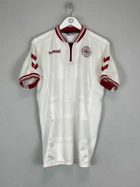 2000/02 DENMARK AWAY SHIRT (XL) HUMMEL Sweat Management Technology Refined fit