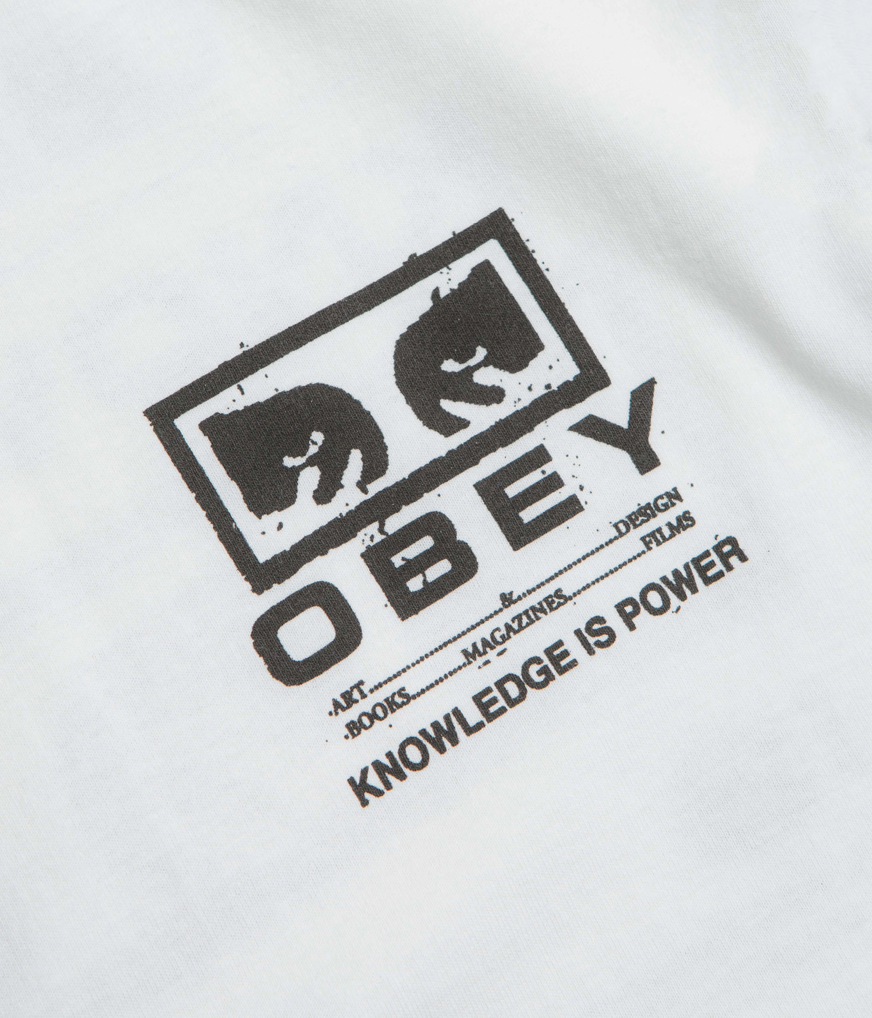 Obey Permission T-Shirt - White MinimalistDesign