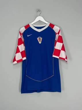 2004/06 CROATIA AWAY SHIRT (XL) NIKE Wrinkle Resistant Finish