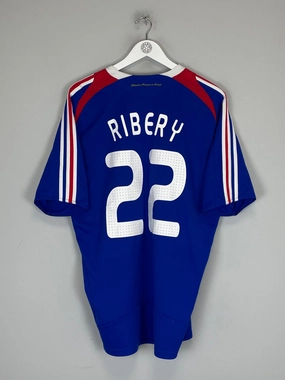 Body Fit 2007/08 FRANCE RIBERY #22 HOME SHIRT (XL) ADIDAS