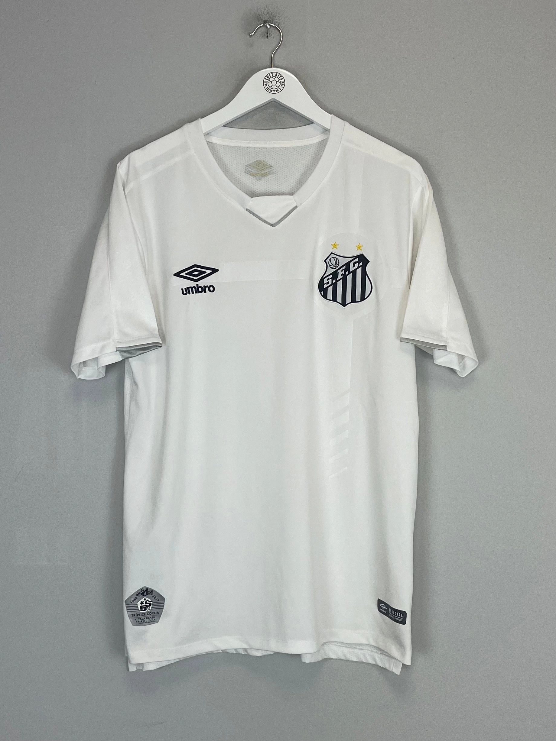 2019/20 SANTOS HOME SHIRT (L) UMBRO Anytime Layer Clean Finish