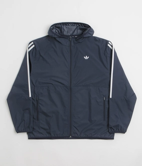 Adidas Skateboarding Windbreaker Jacket - Legend Ink / White Unique Piece Active Movement