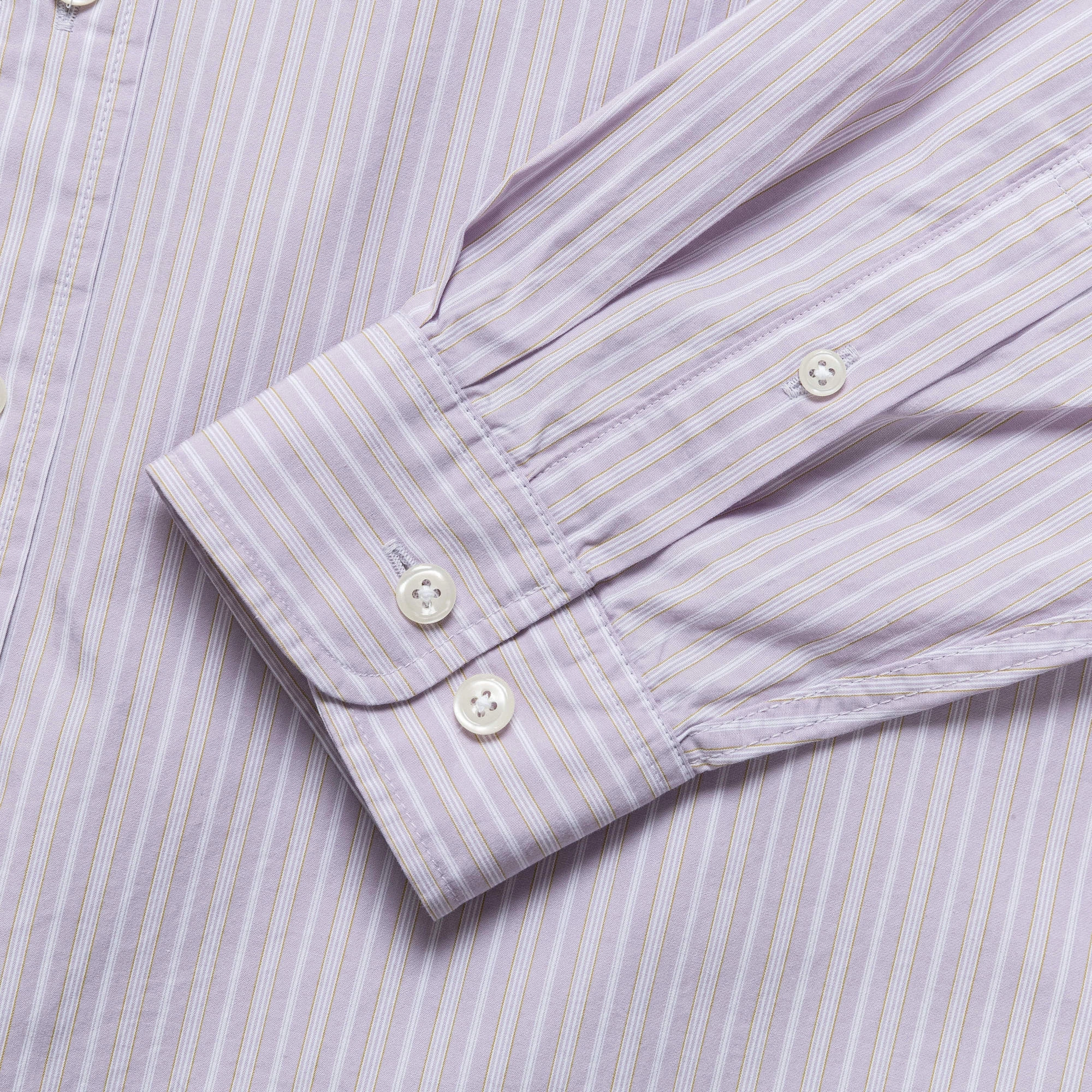 DSN Striped Shirt - Lilac Plaid Design