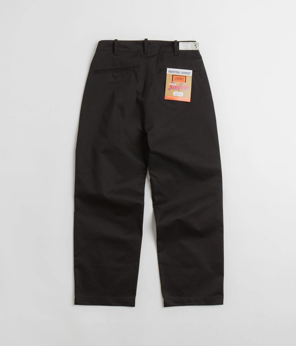 Universal Overall Type.04 Wide Pants - Black All Day Fit Durable Hemming