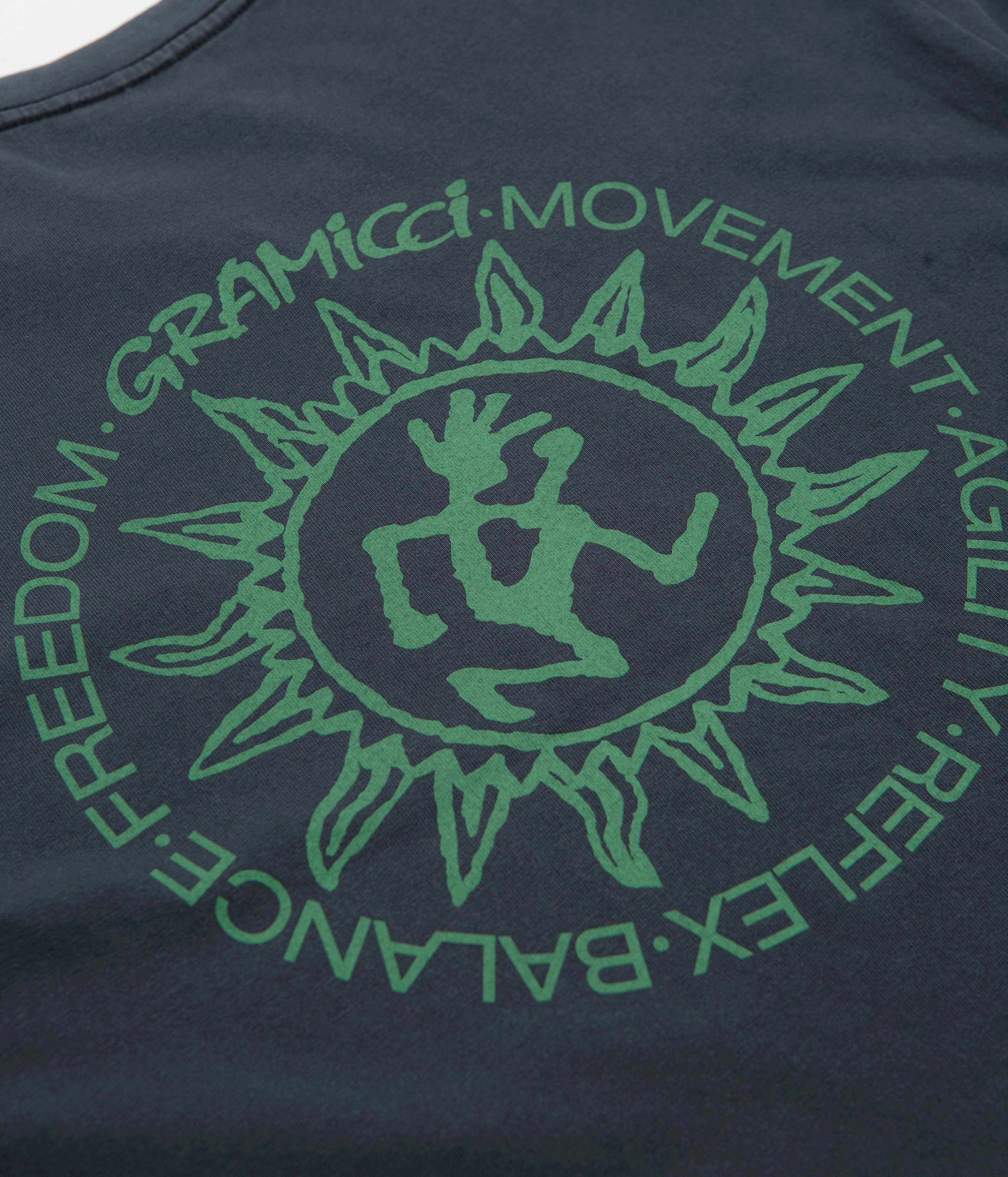 Timeless and Chic Gramicci Sun T-Shirt - Navy Pigment