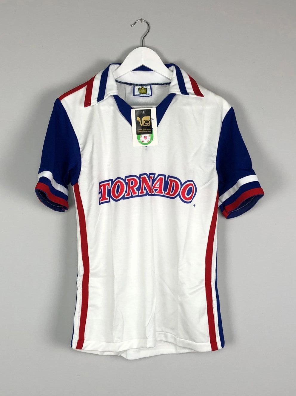 1978/80 Dallas Tornado *BNWT* Home Shirt (M) Admiral NASL Anti Microbial Finish