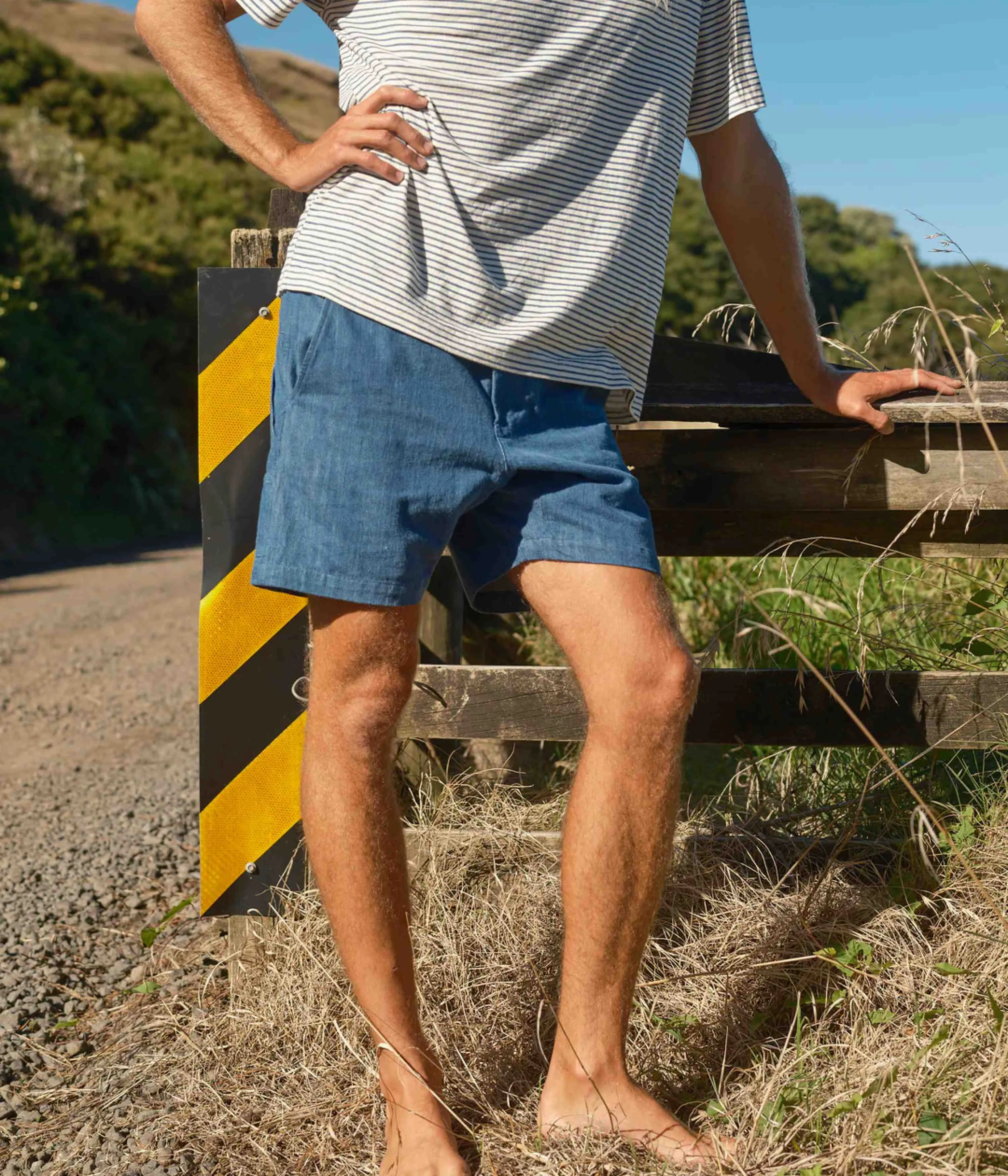 Lightweight Weave creative industry Mollusk Pinnacle Shorts - Indigo Denim