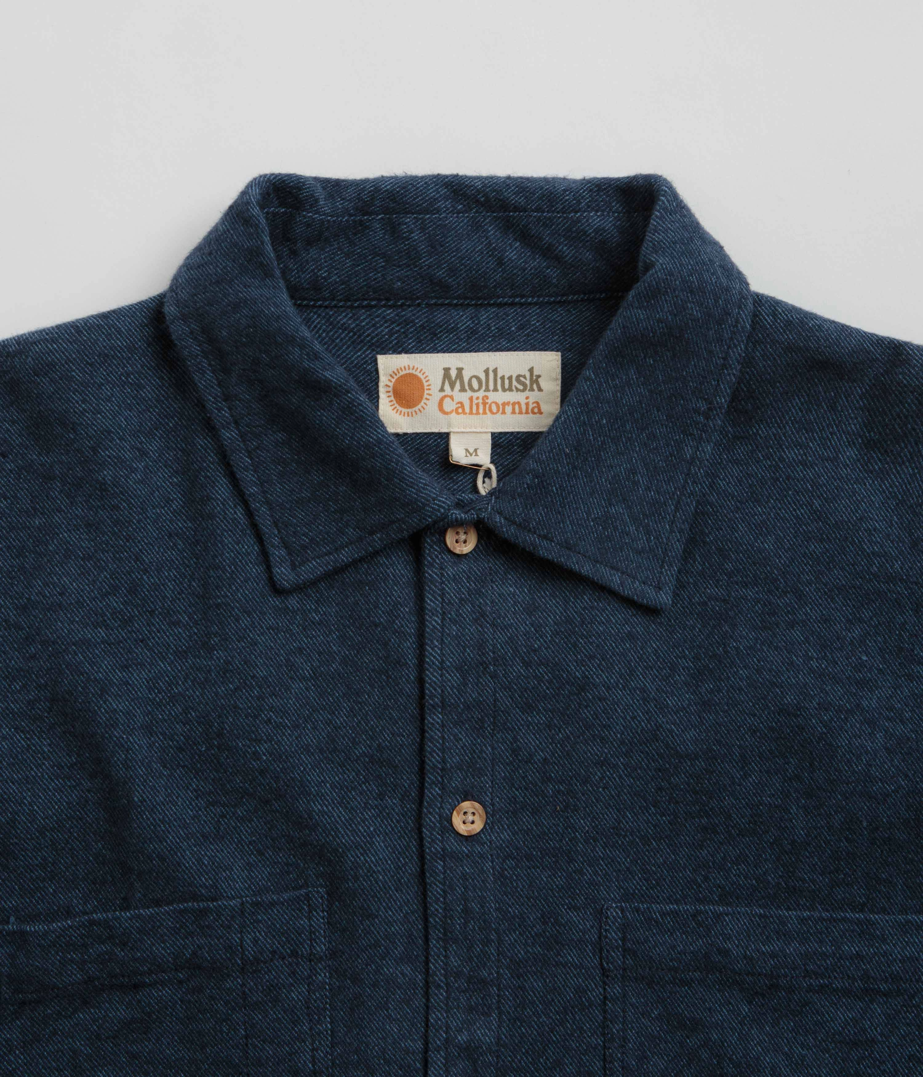 Mollusk Builder Shirt - True Blue Versatile Design