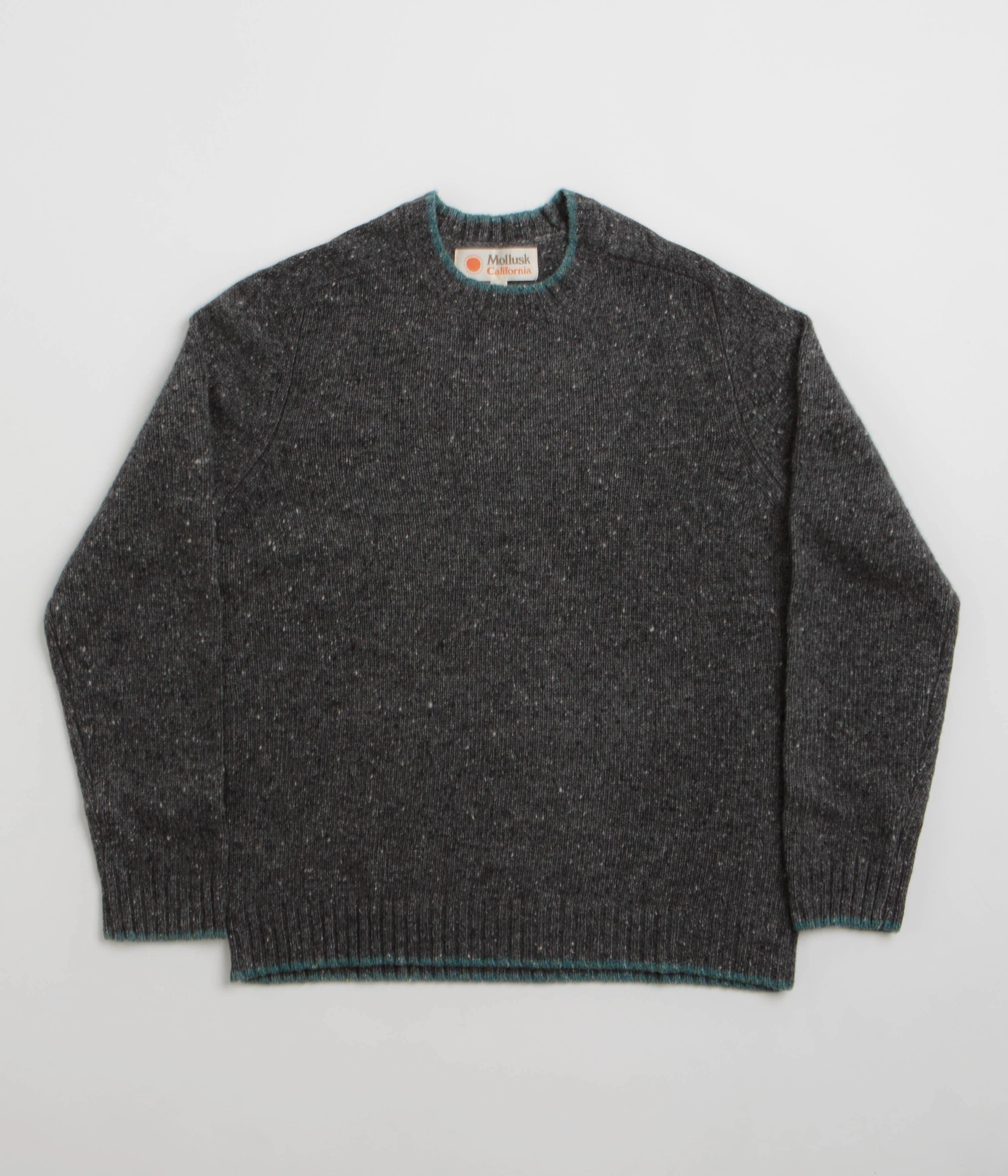 Pastel Shade Athletic Mollusk Cambridge Sweatshirt - Charcoal Tipped