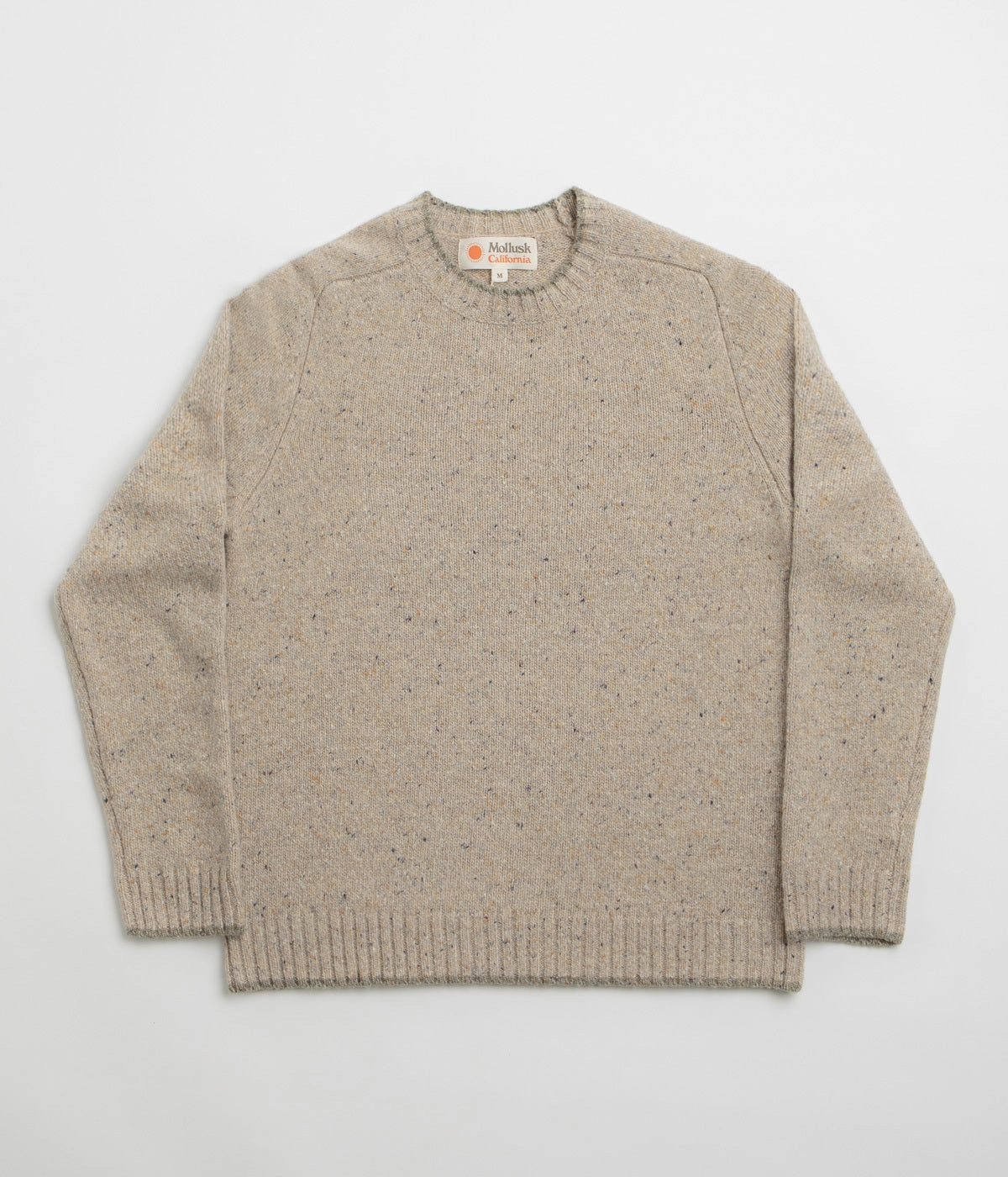 Effortless Comfort keychain accents Mollusk Cambridge Sweatshirt - Oatmeal Tipped