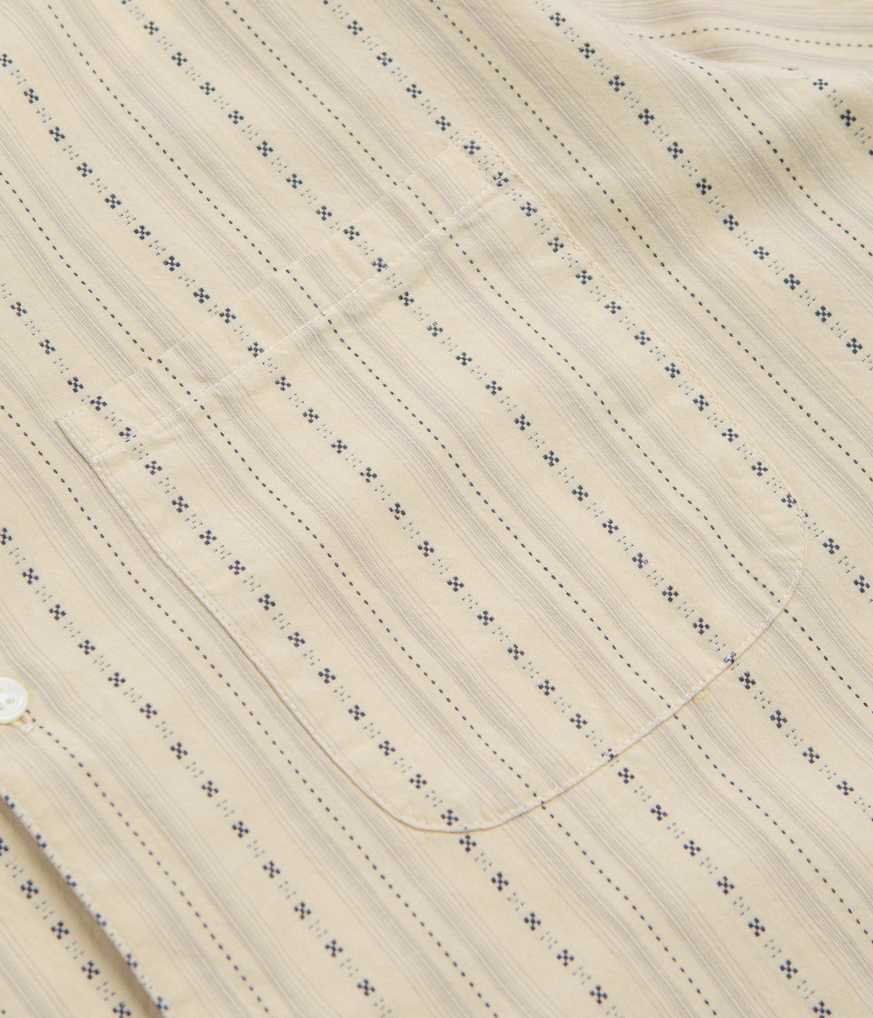 Breathable Layer Non Restrictive Armhole Mollusk Cosmo Shirt - Natural Dobby