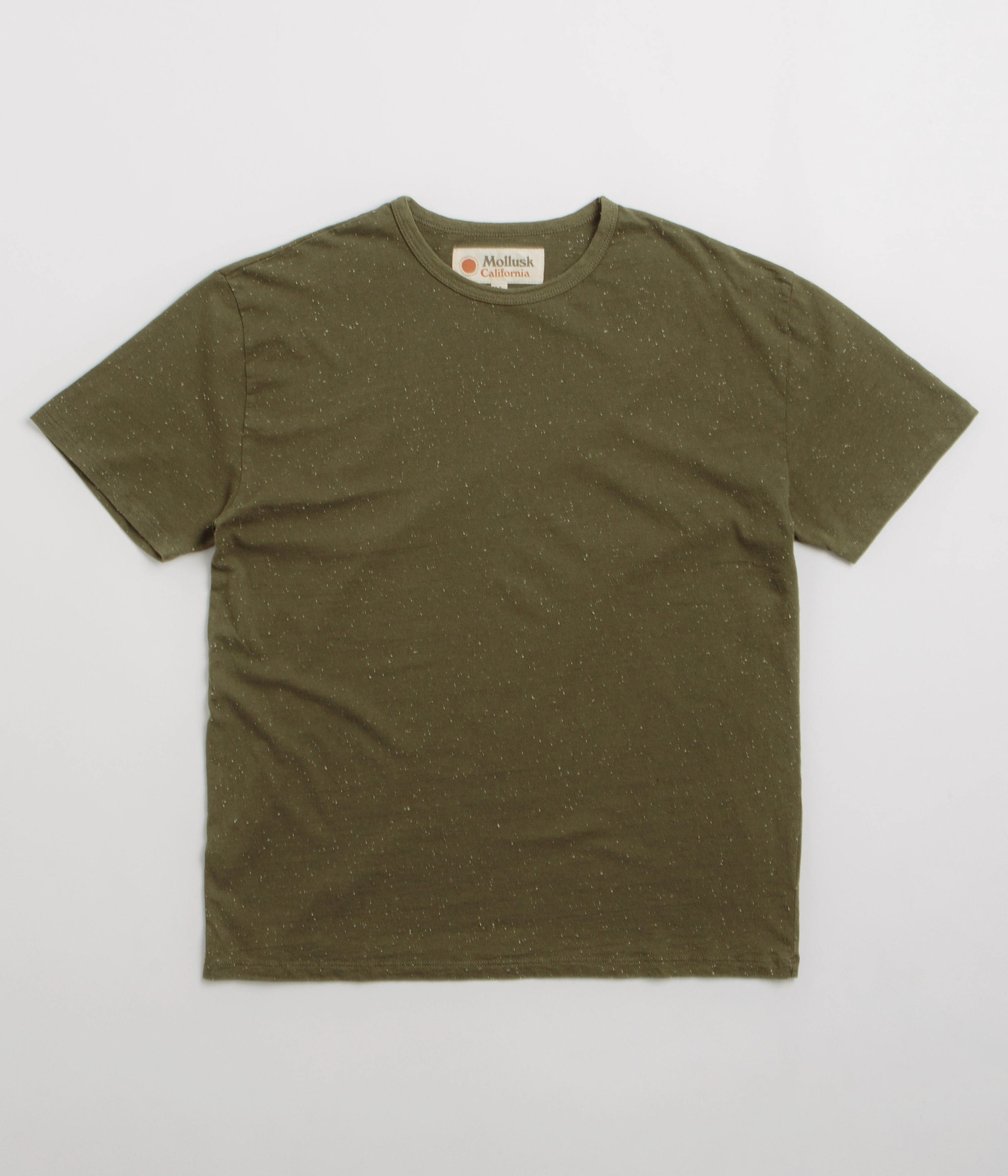Mollusk Cosmos T-Shirt - Dark Mash Green Quality Layer